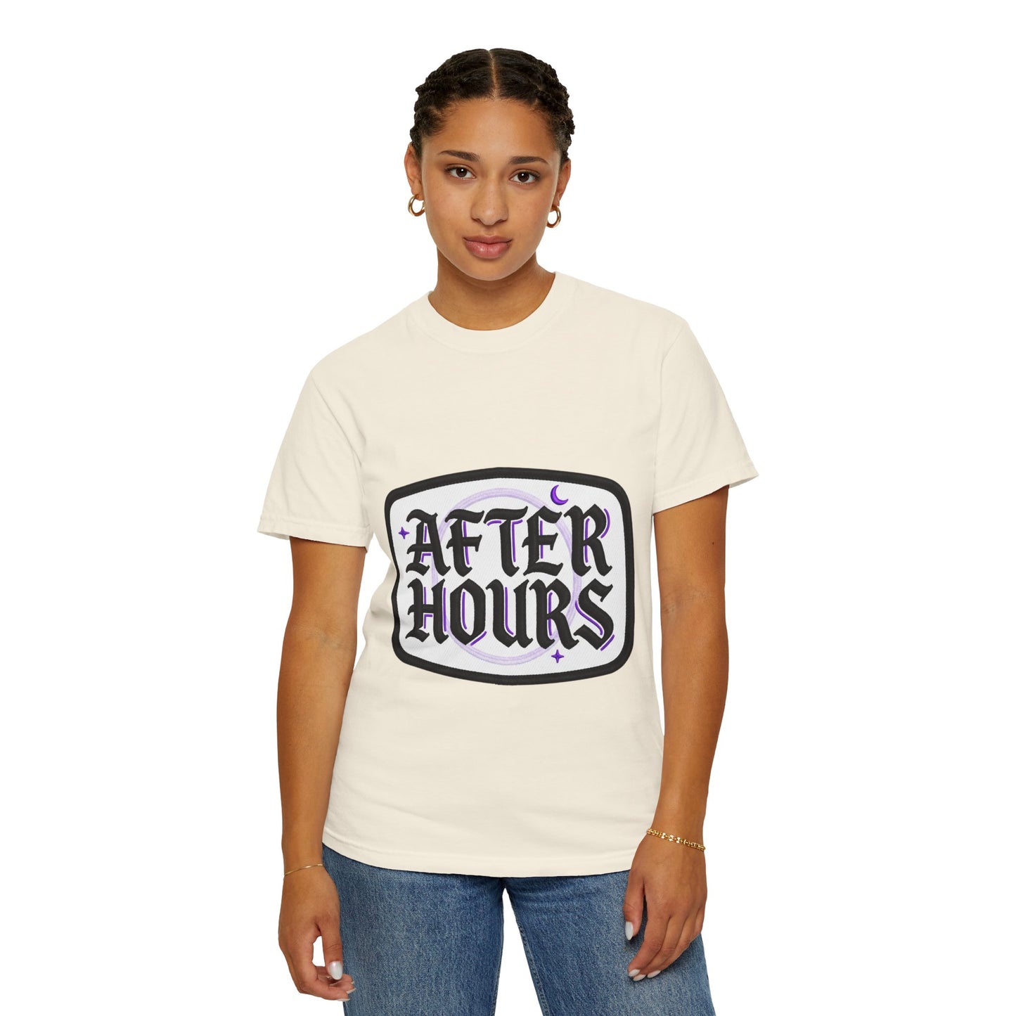 After Hours Graphic T-Shirt — Gothic Moon Lounge Tee