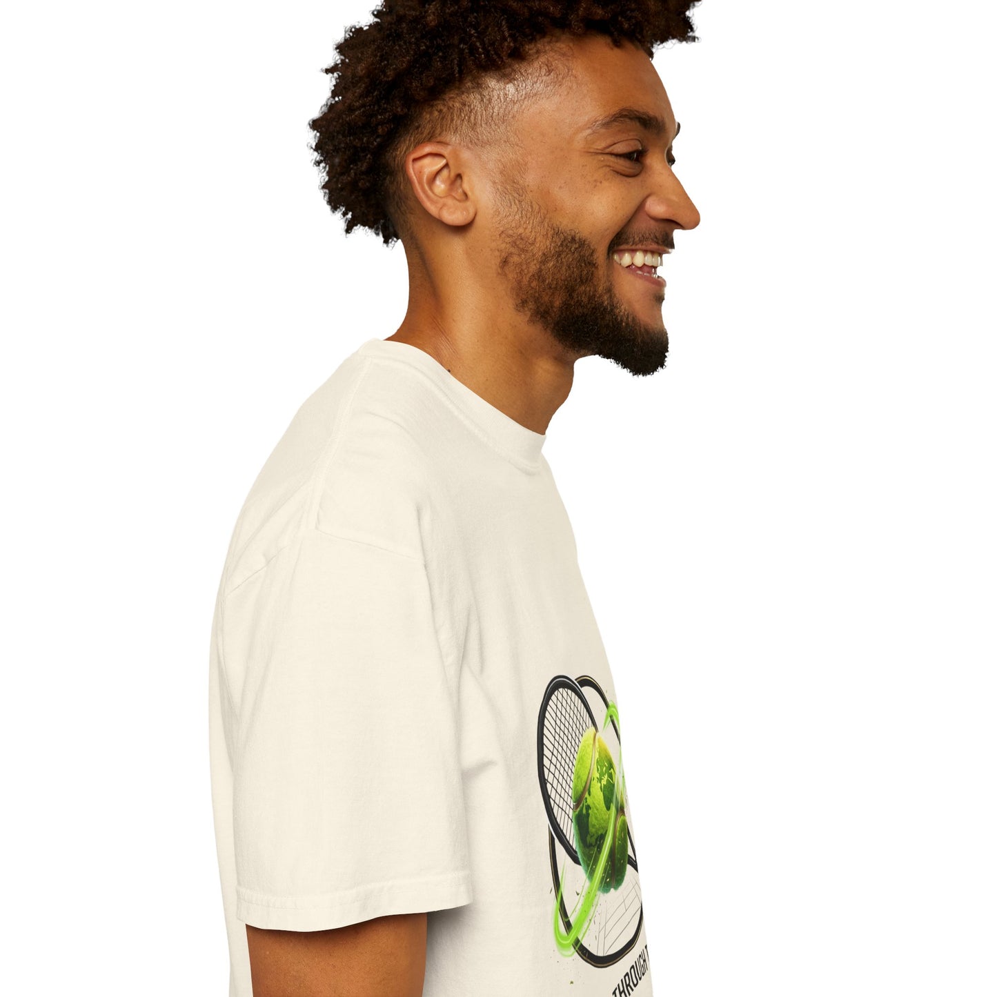 Tennis Globe T‑Shirt — "United Through the Game" Sports Tee