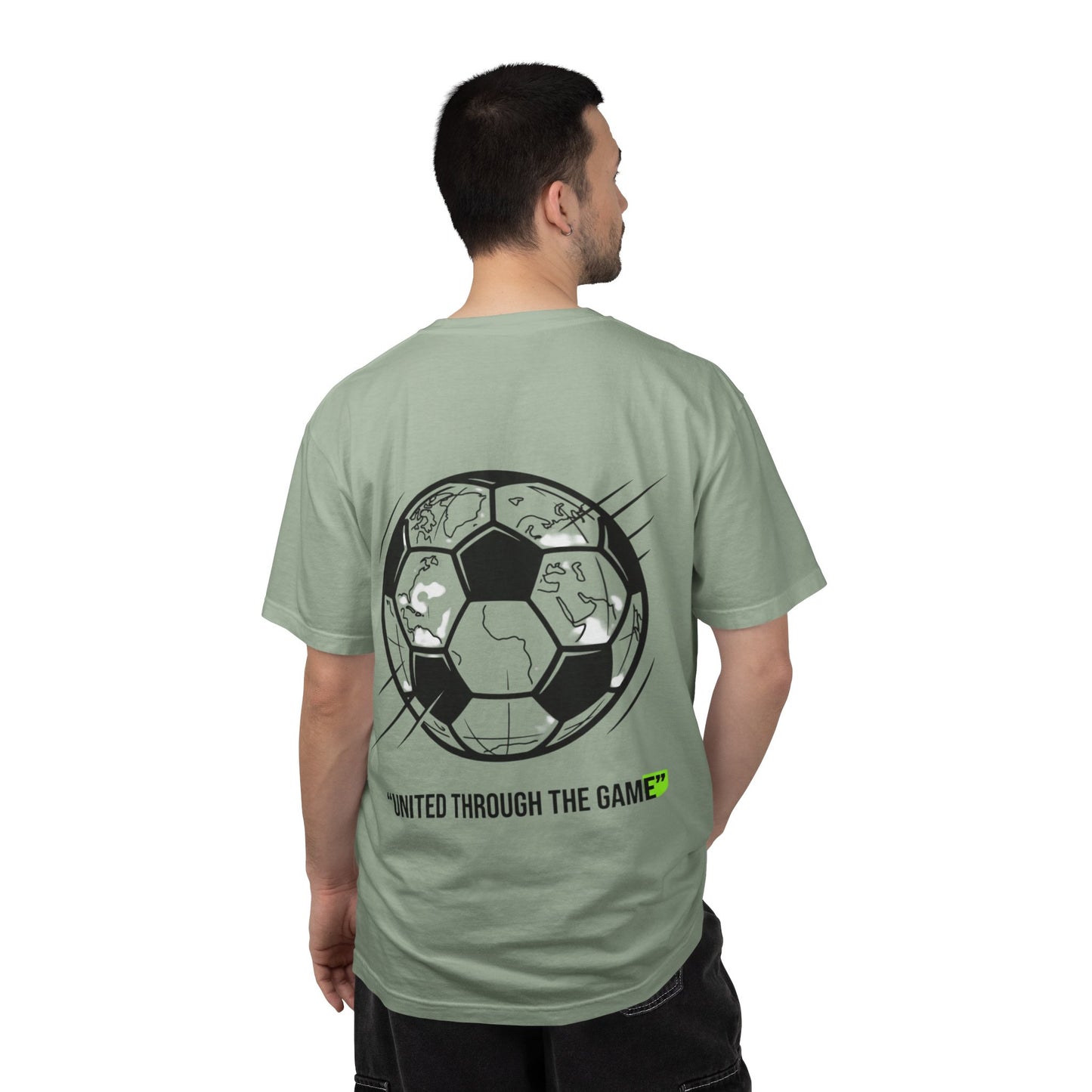Soccer Unity T-Shirt — "United Through the Game" Graphic Tee