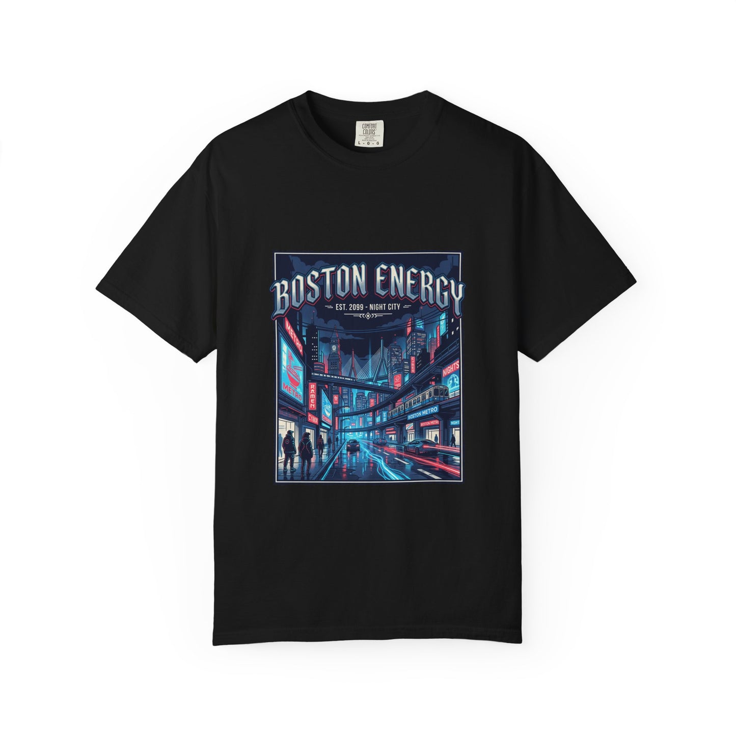 Boston Energy Graphic T-Shirt — Neon City Streetwear