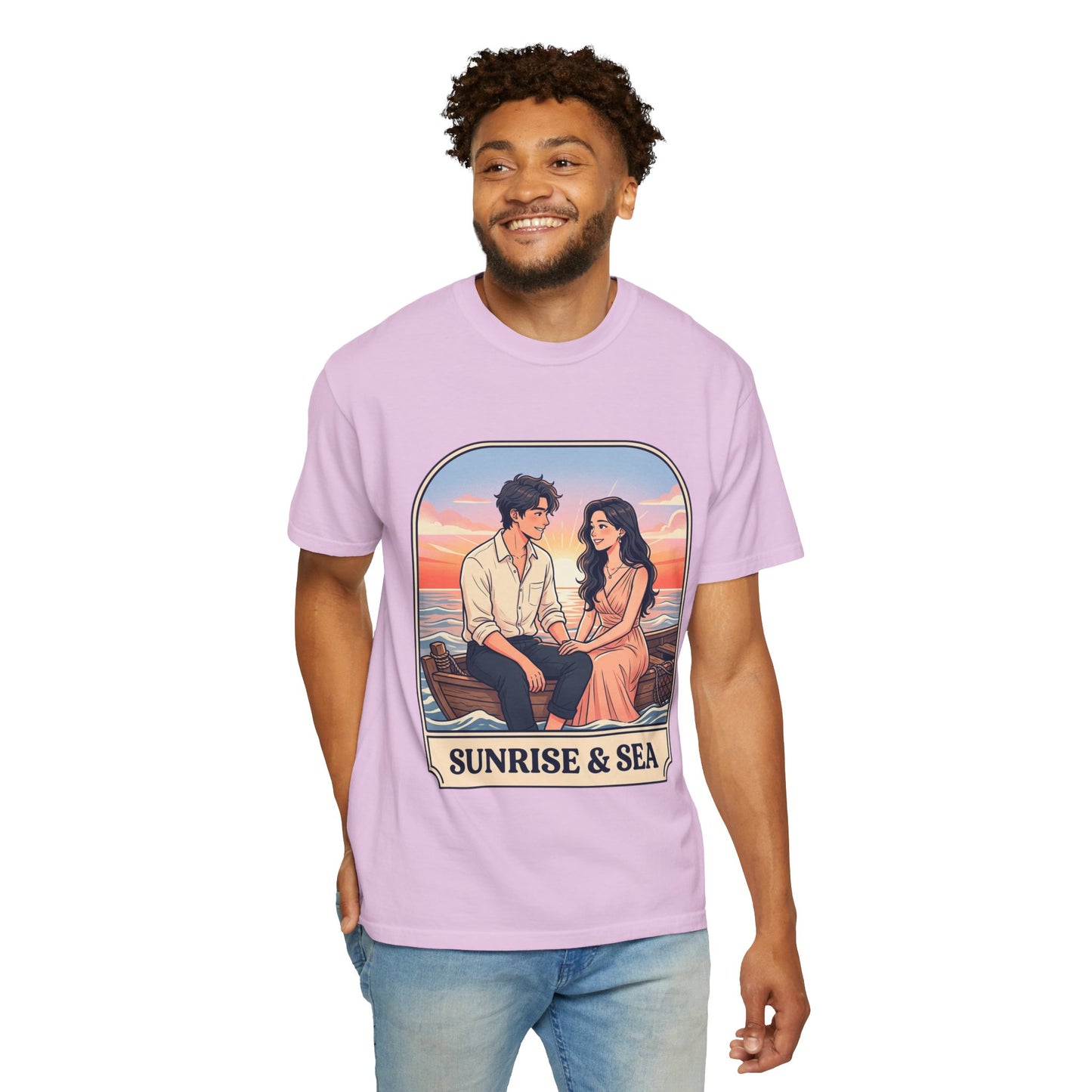 Sunrise & Sea Romantic Beach T-Shirt