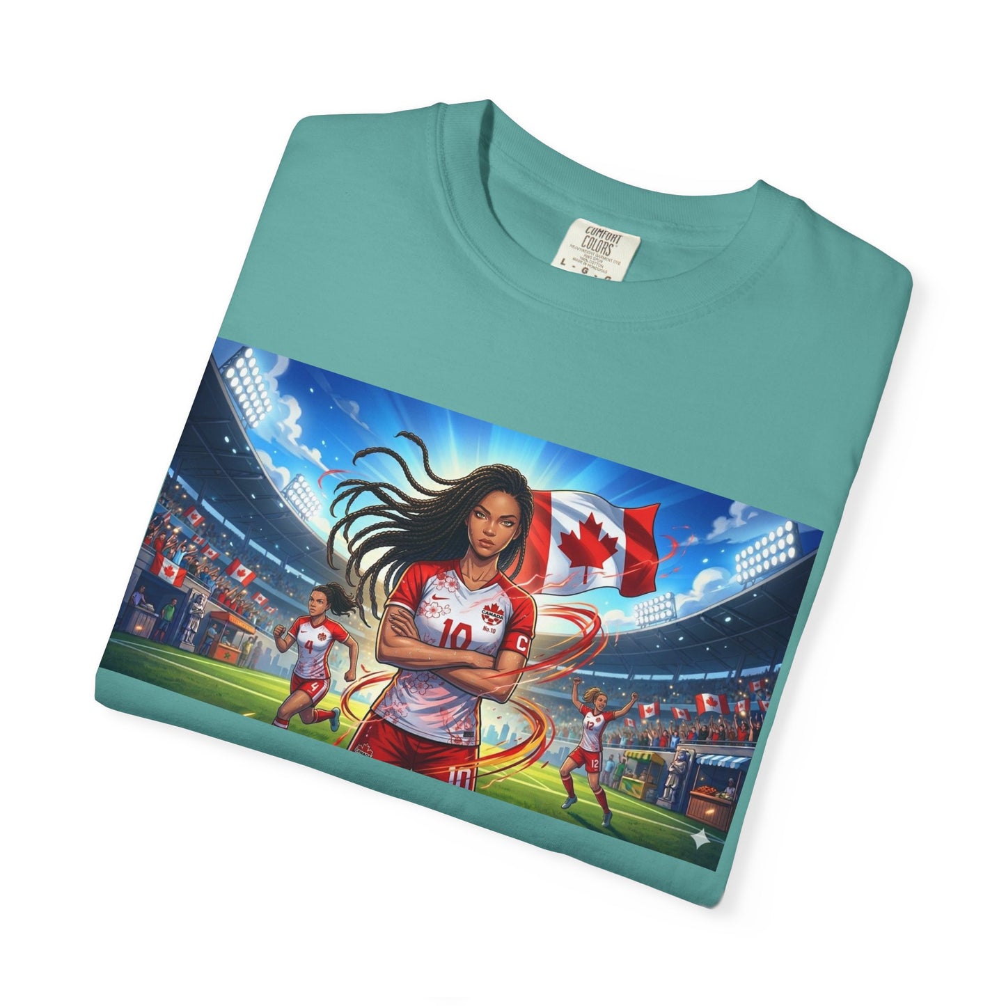 Soccer Star Canada T-Shirt — Women’s Team Jersey Graphic