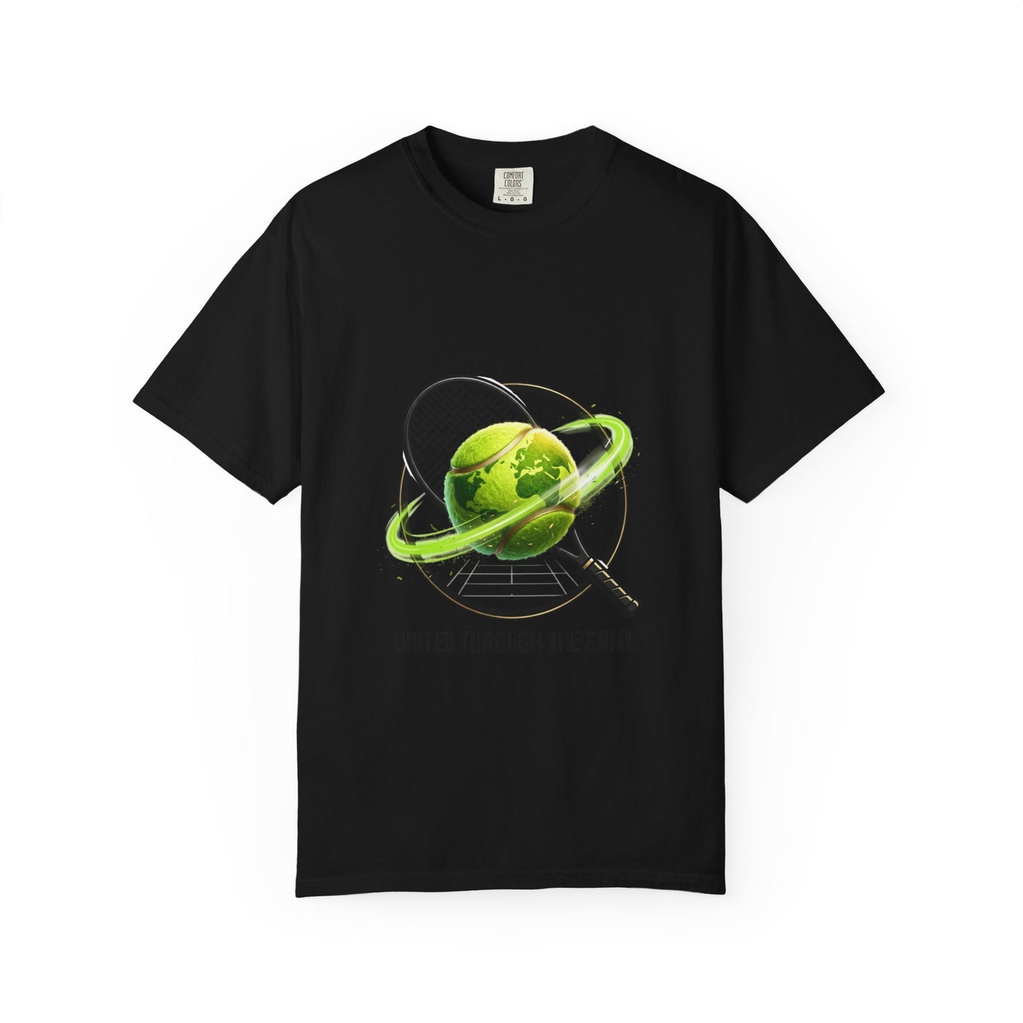Tennis Globe T‑Shirt — "United Through the Game" Sports Tee