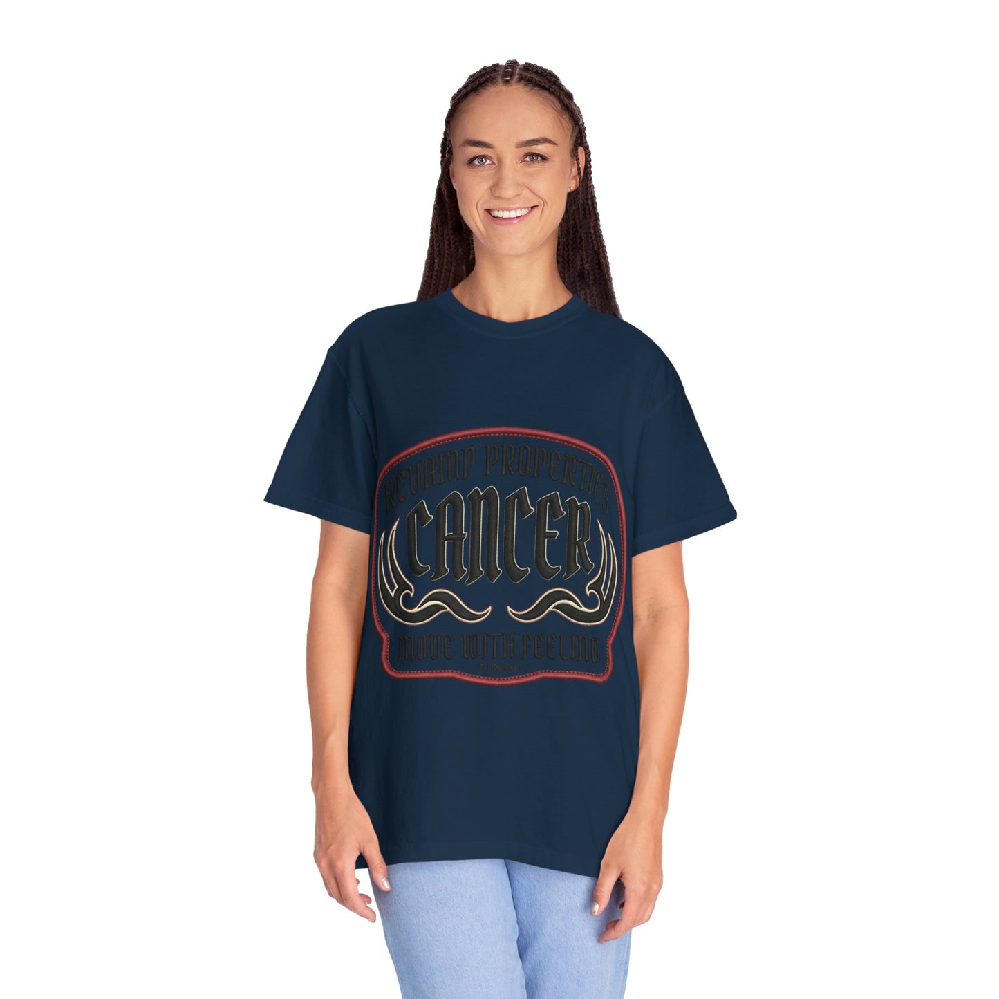 Cancer Zodiac T-Shirt — 'Move With Feeling' Astrology Tee