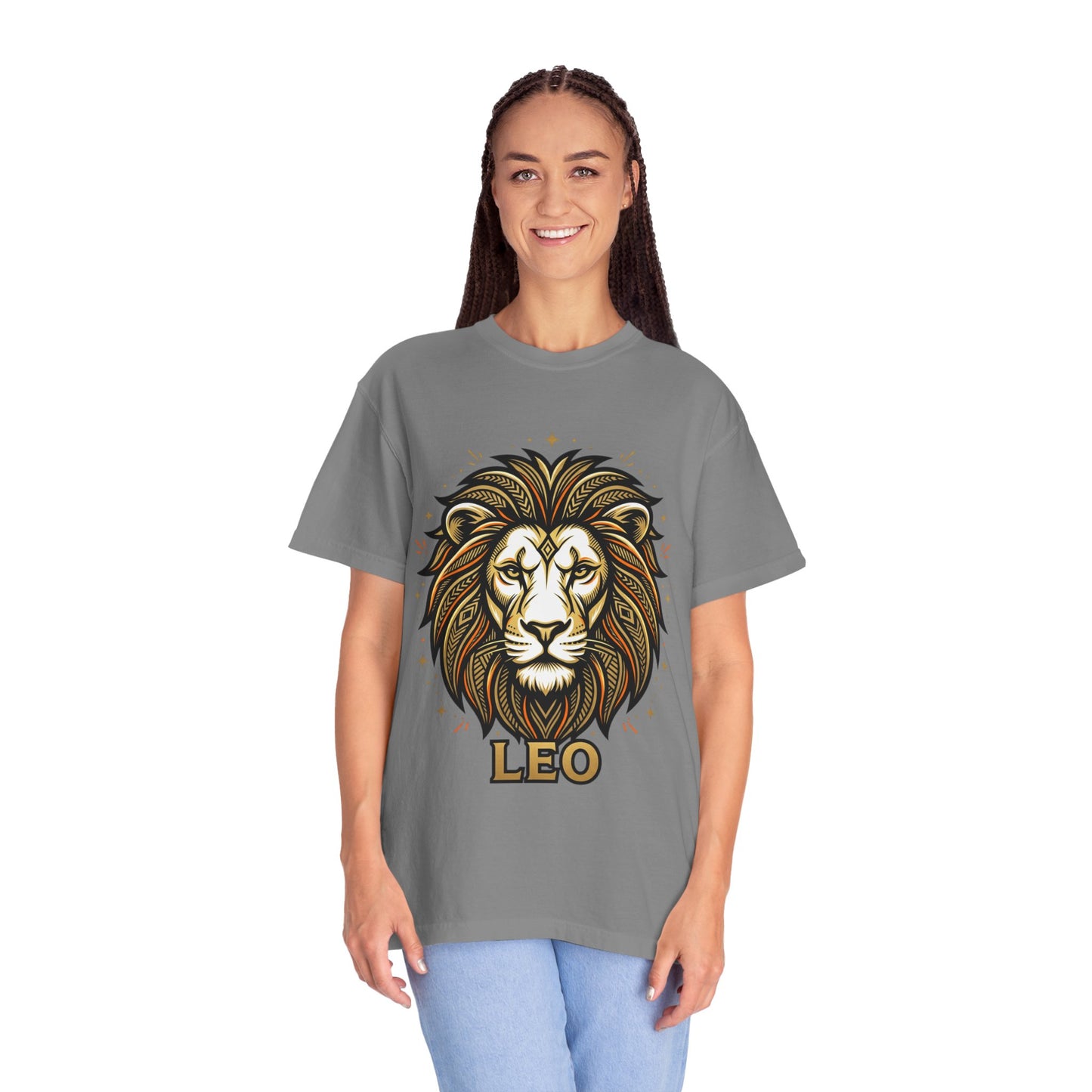 Leo Zodiac Lion T-Shirt — Bold Astrology Graphic Tee