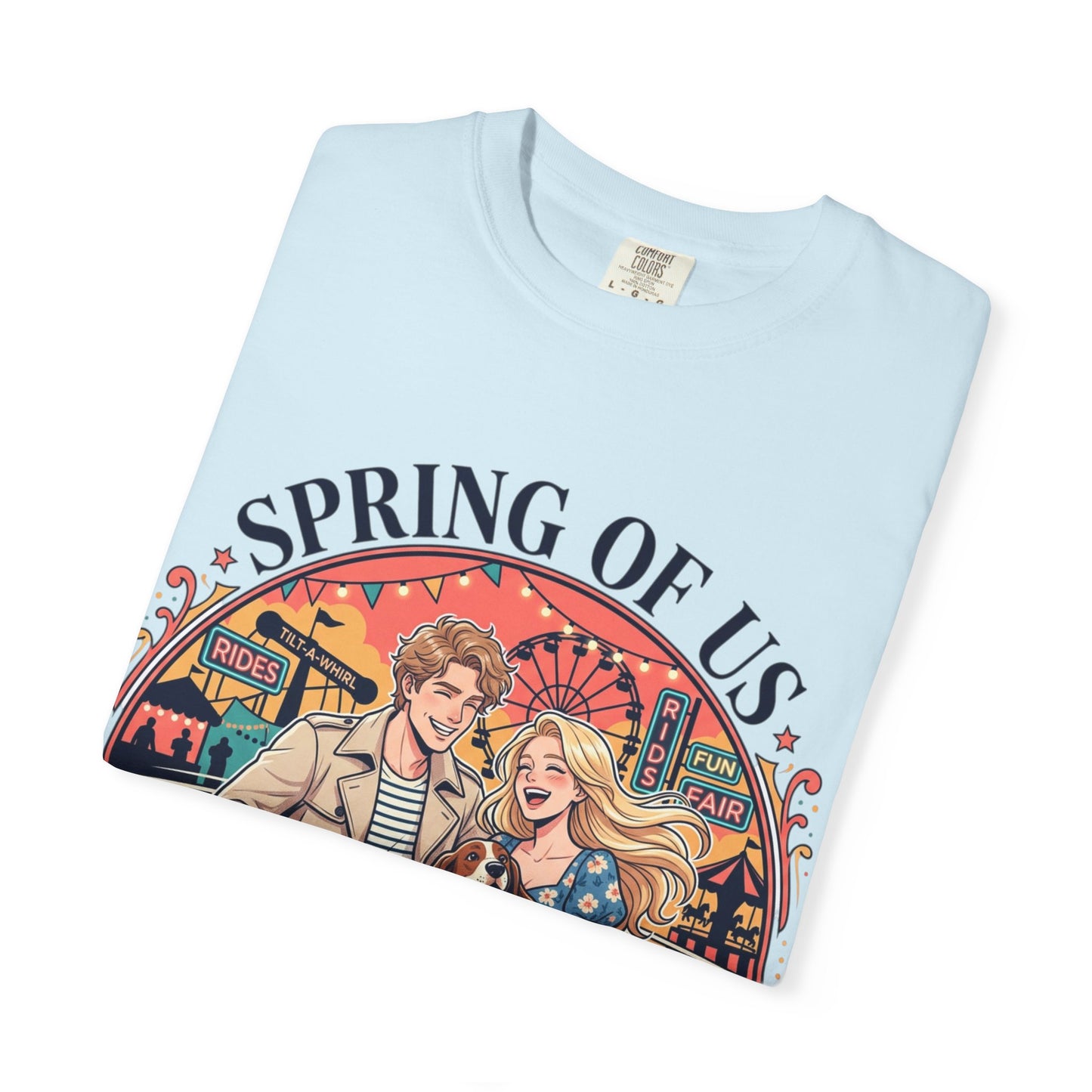 Spring of Us T-Shirt — Retro Carnival Couple Tee (Spring Festival Concert)
