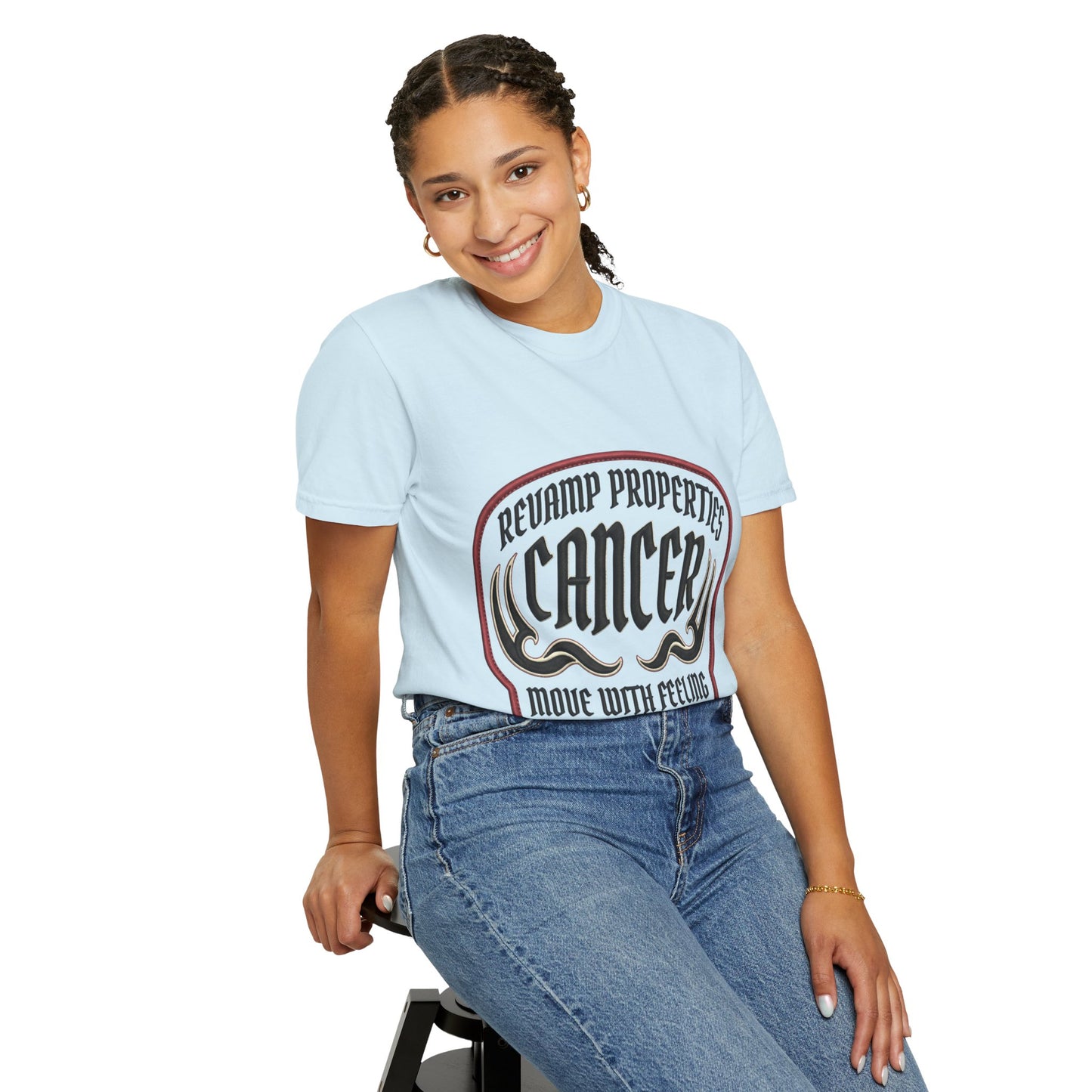Cancer Zodiac T-Shirt — 'Move With Feeling' Astrology Tee