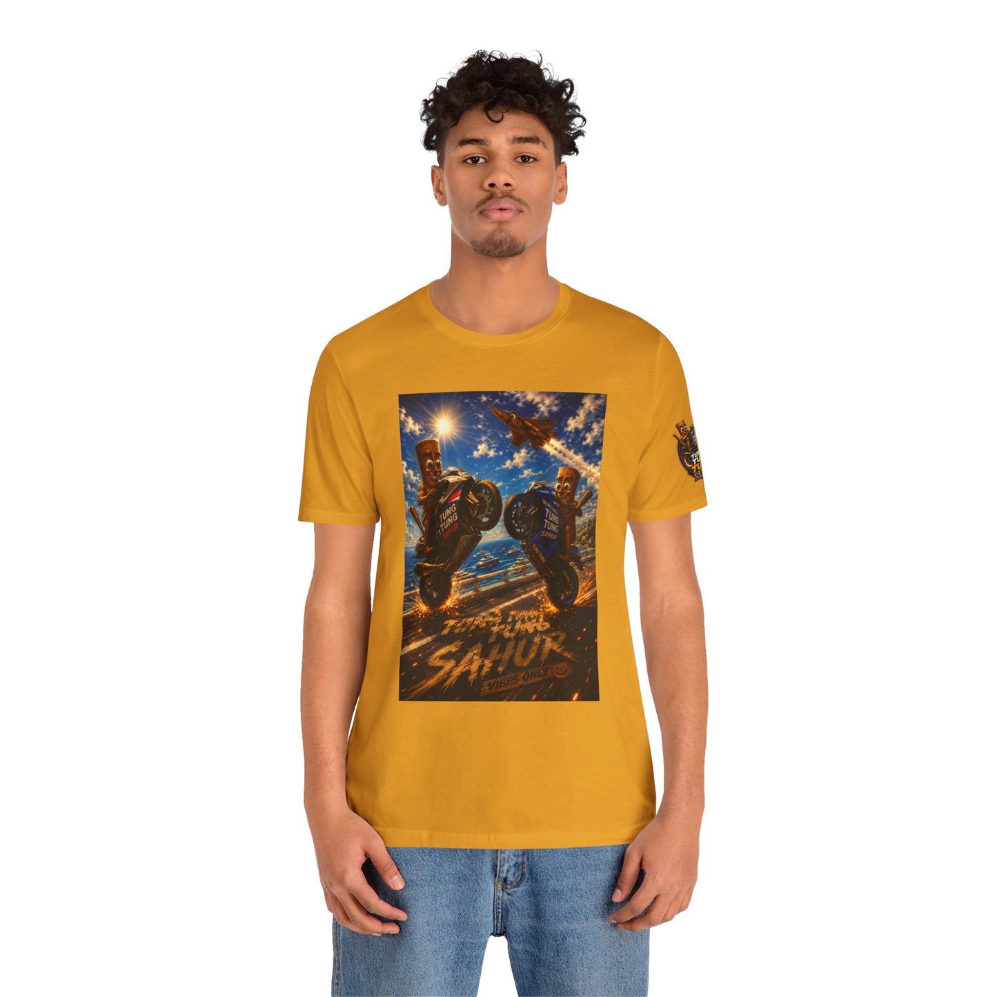 Motorcycle Stunt Tee — Sahara Riders Graphic T-Shirt
