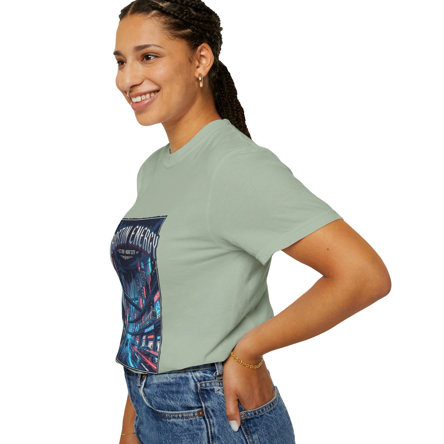 Boston Energy Graphic T-Shirt — Neon City Streetwear