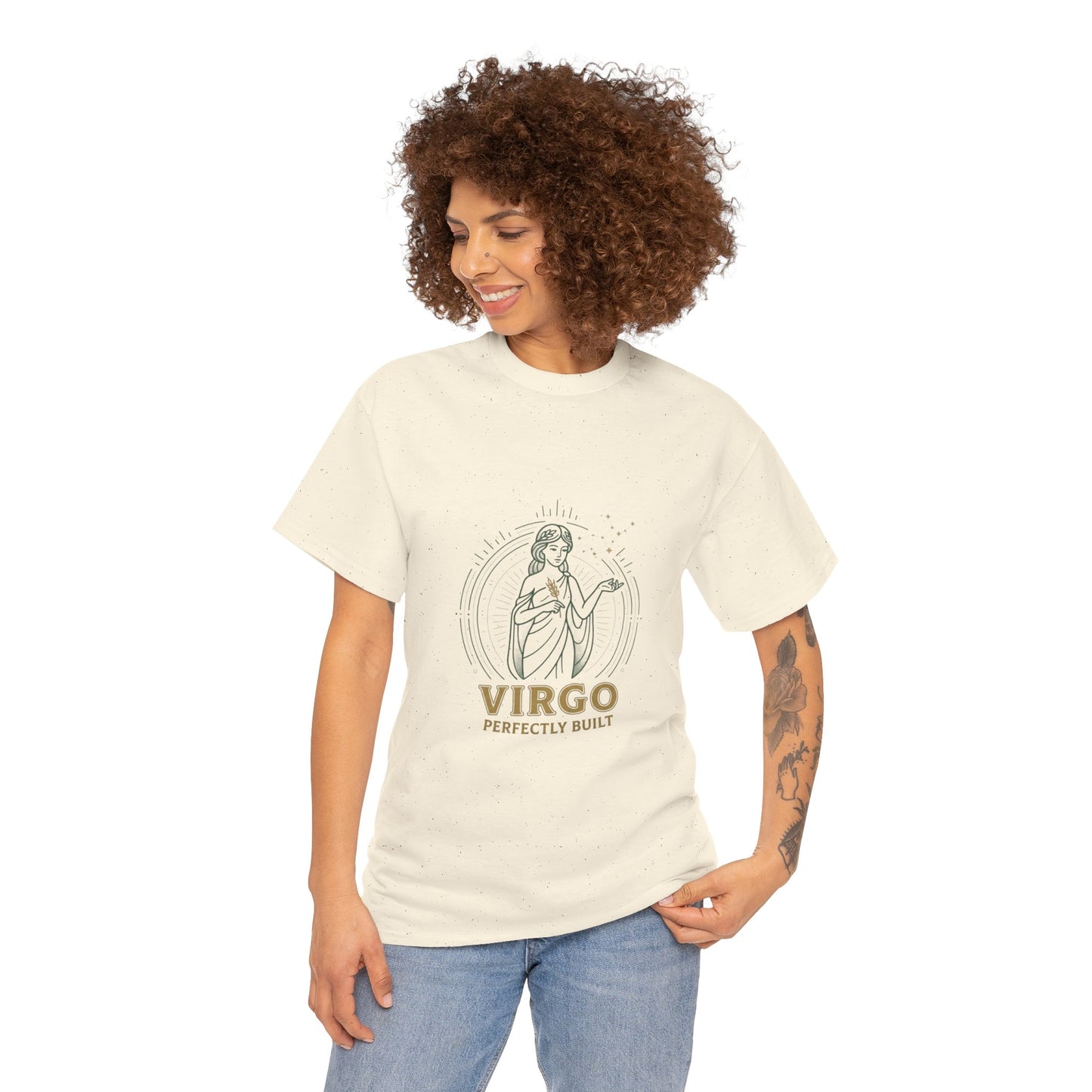 Virgo 'Perfectly Built' Zodiac T-Shirt — Astrology Graphic Tee
