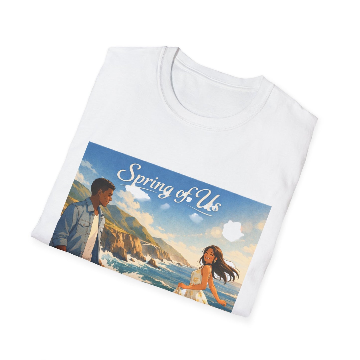 Spring of Us T-Shirt — Romantic Coastal Illustration Tee