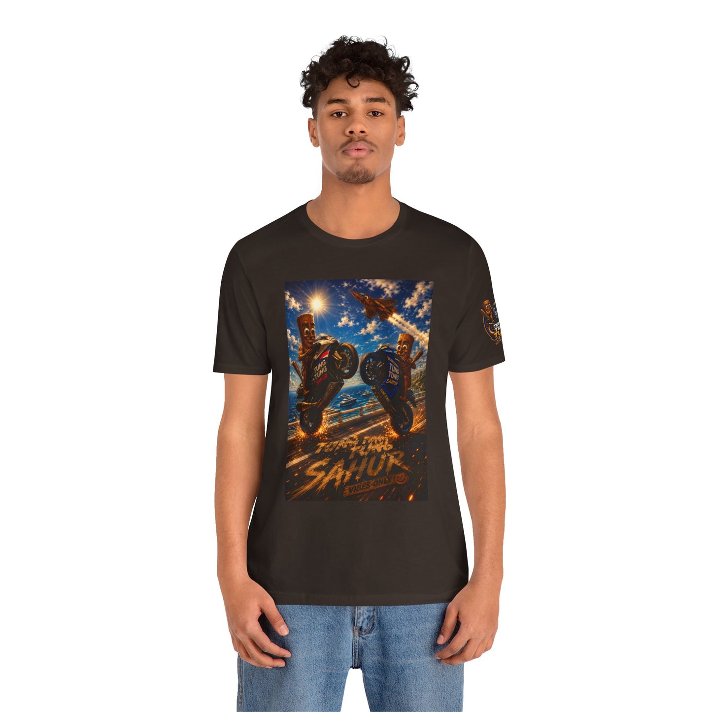 Motorcycle Stunt Tee — Sahara Riders Graphic T-Shirt