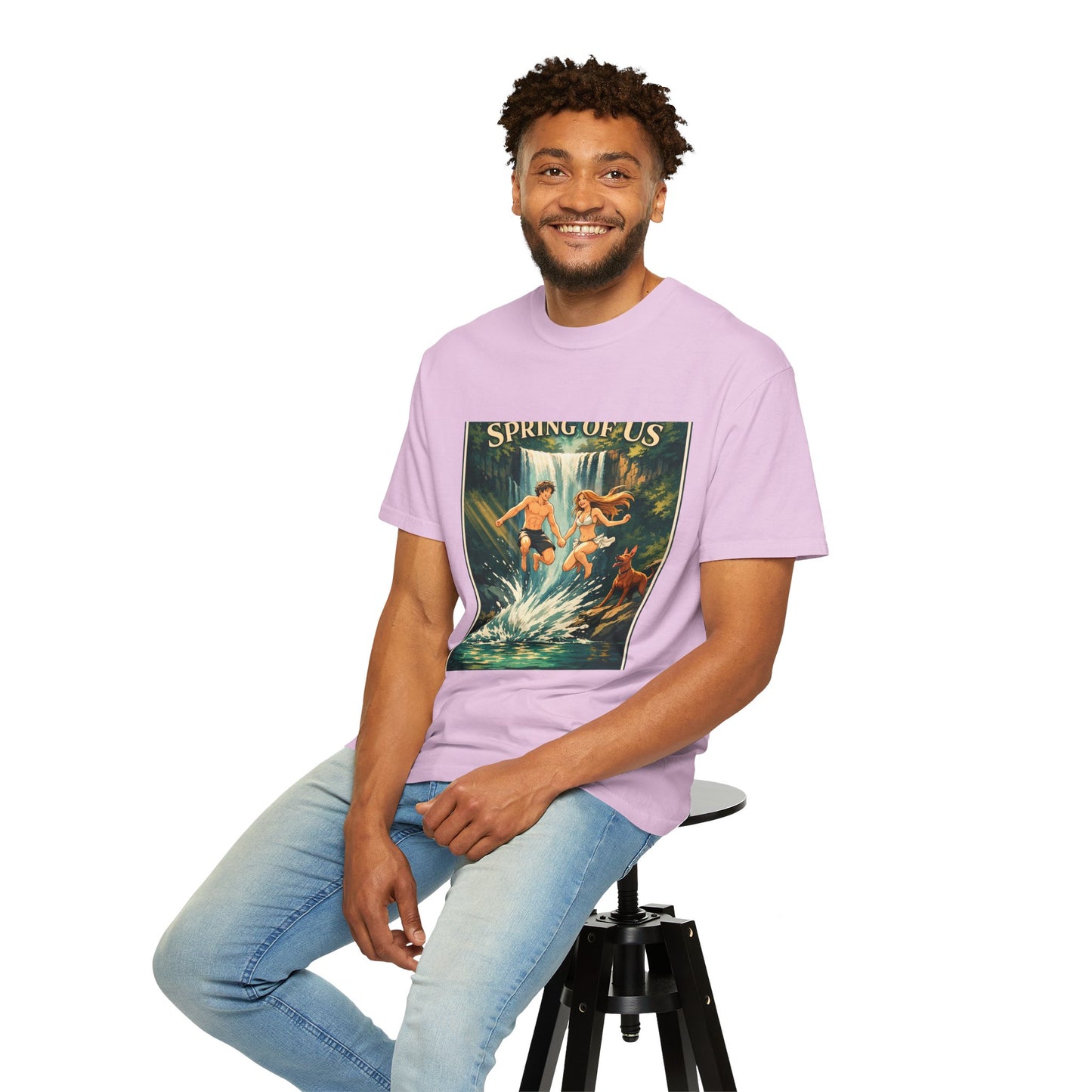 Vintage 'Spring of Us' Waterfall Graphic T-Shirt