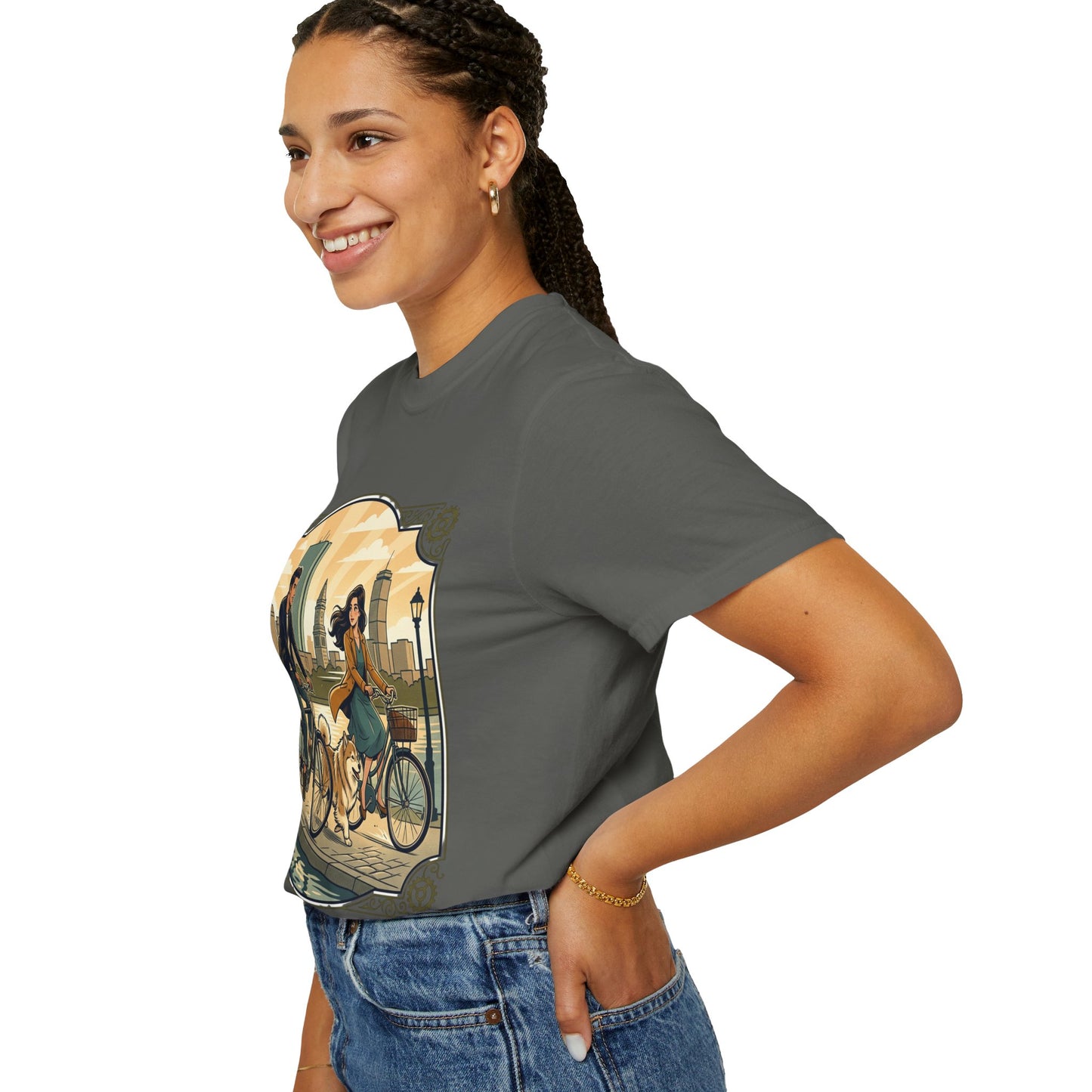 We Ride Together Bicycle Couple T-Shirt