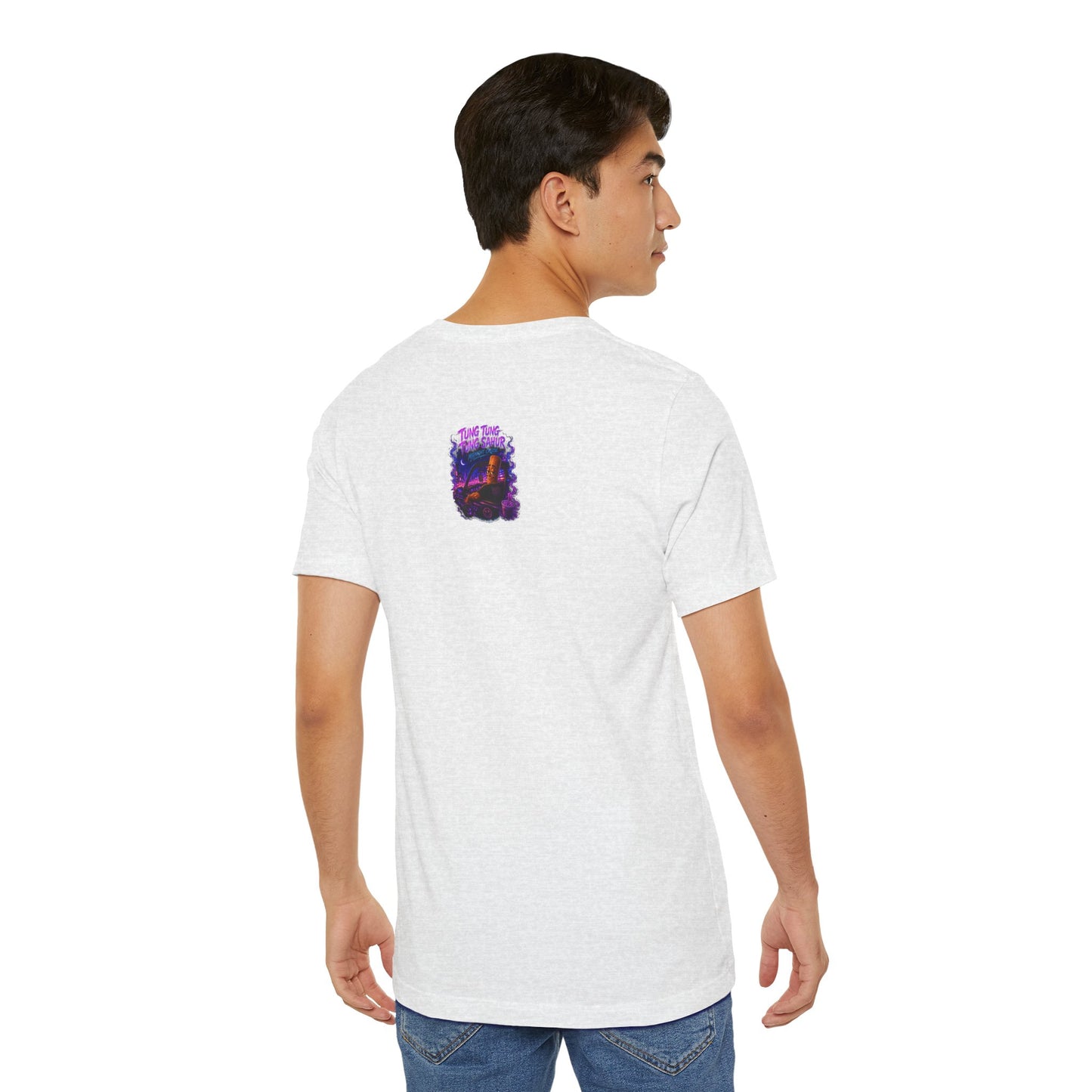 Tung Tung Tung Sahur Who Ride Like Us T-Shirt — Night Cruise Vaporwave Graphic Tee