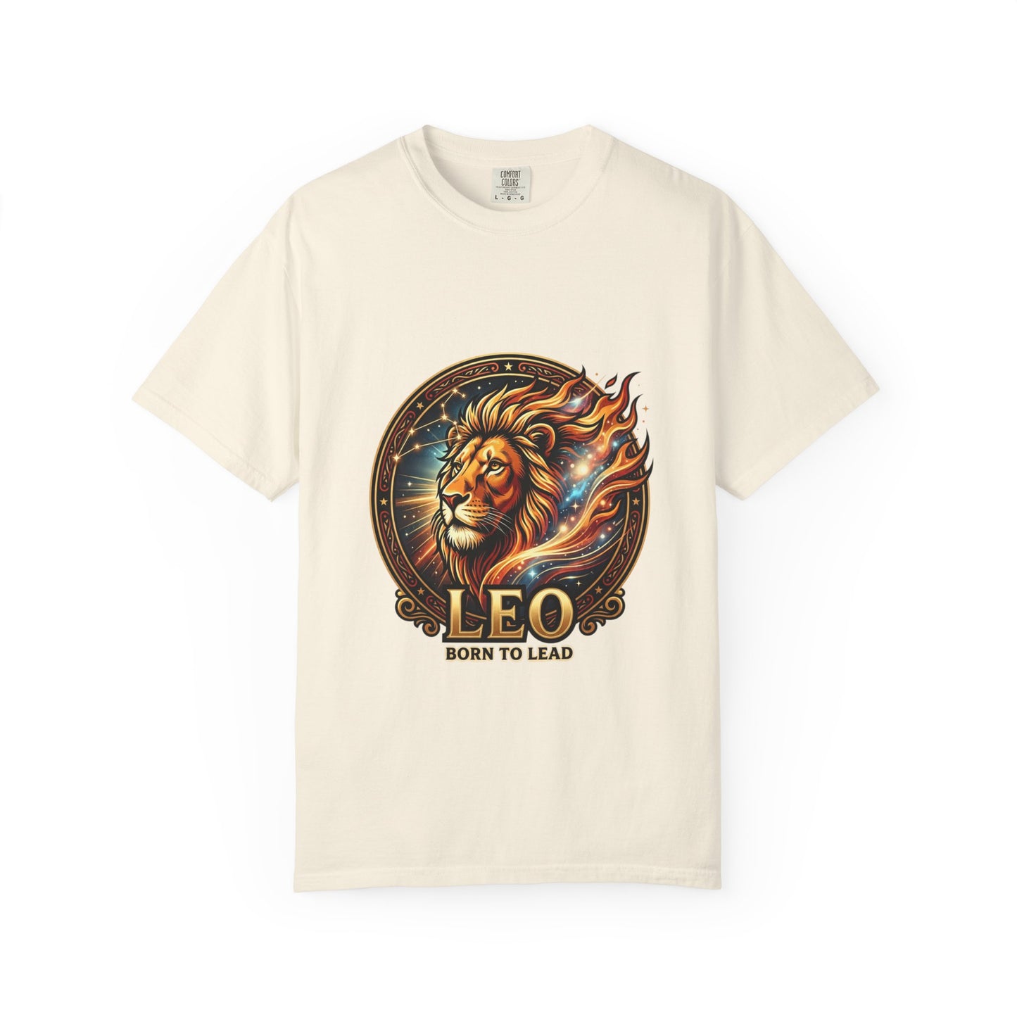 Leo 'Born to Lead' T-Shirt — Bold Zodiac Lion Graphic Tee