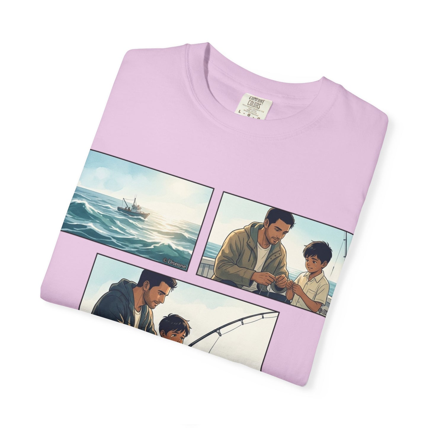 MORNING TIDES” (FATHER & SON EDITION) T-Shirt — Dad & Son Beach Fishing Graphic Tee