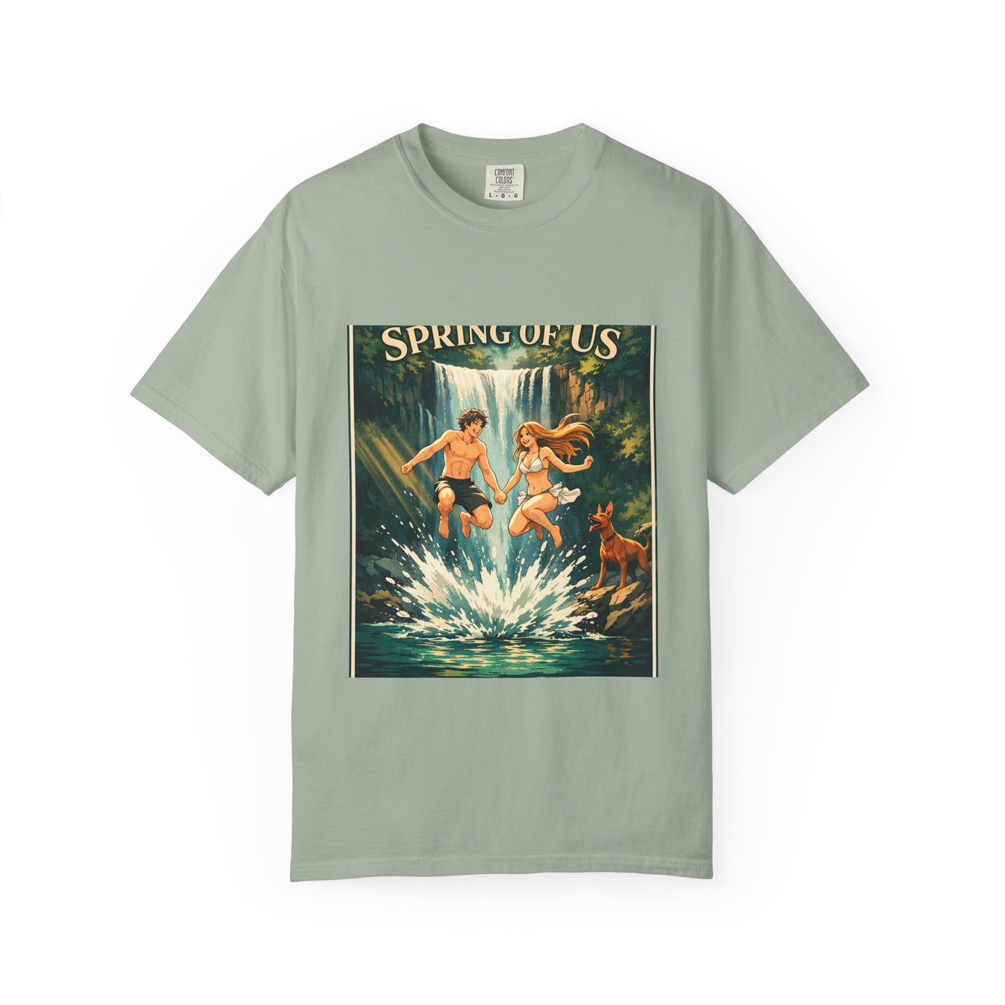 Vintage 'Spring of Us' Waterfall Graphic T-Shirt