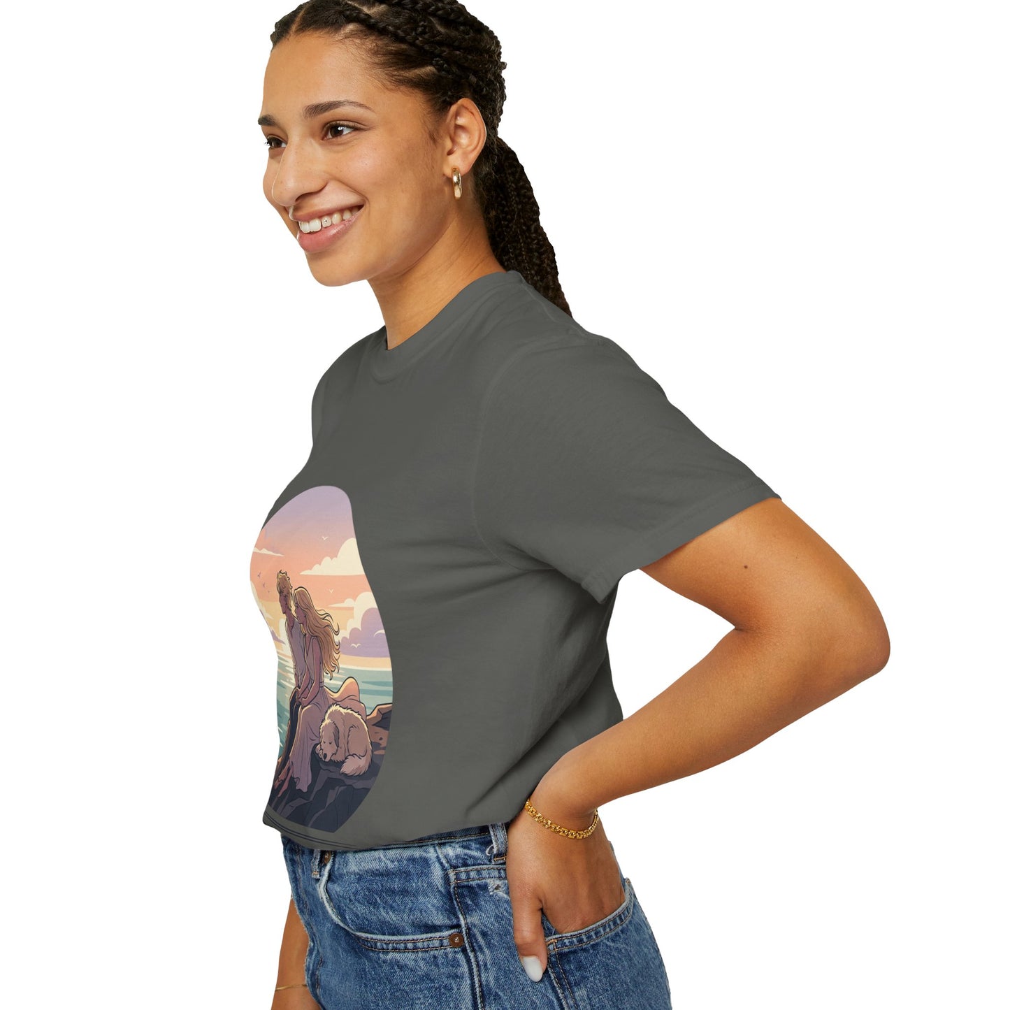 Ocean Sunset Graphic T-Shirt — "The Ocean Already Knows"