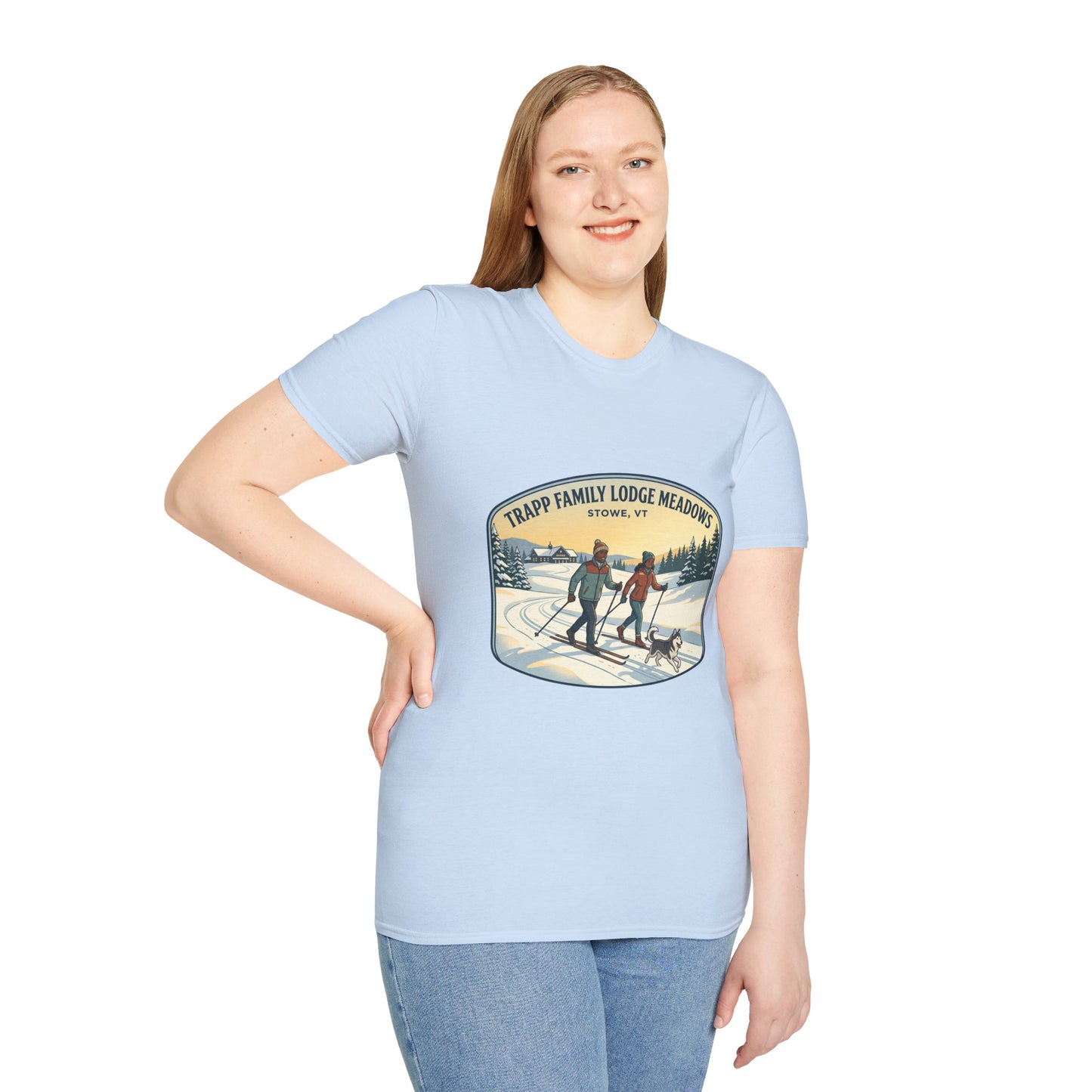 Trapp Family Lodge Meadows Skiing T-Shirt