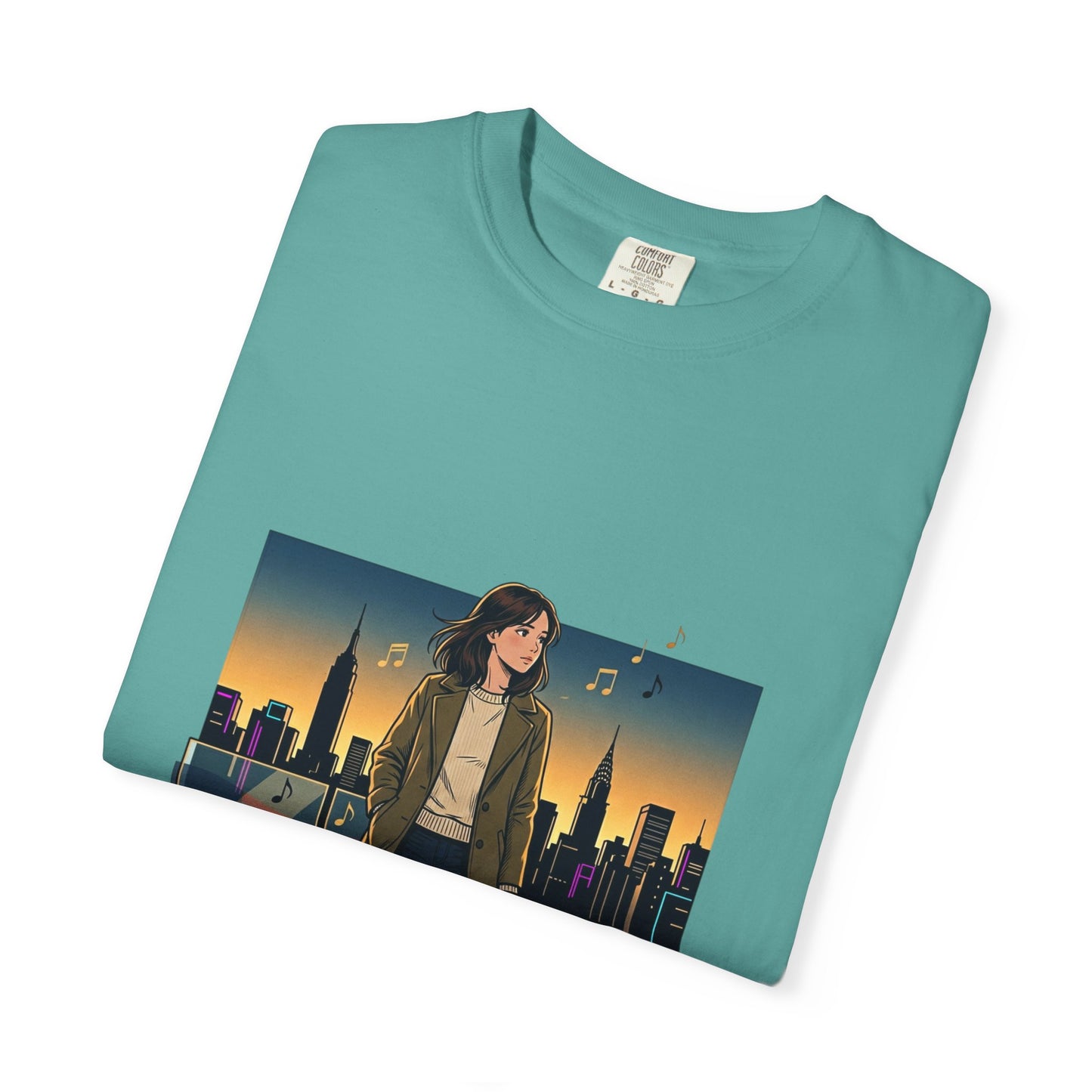 GLOBAL ENERGY: HER CITY, HER STORY— City Sunset Graphic T-Shirt