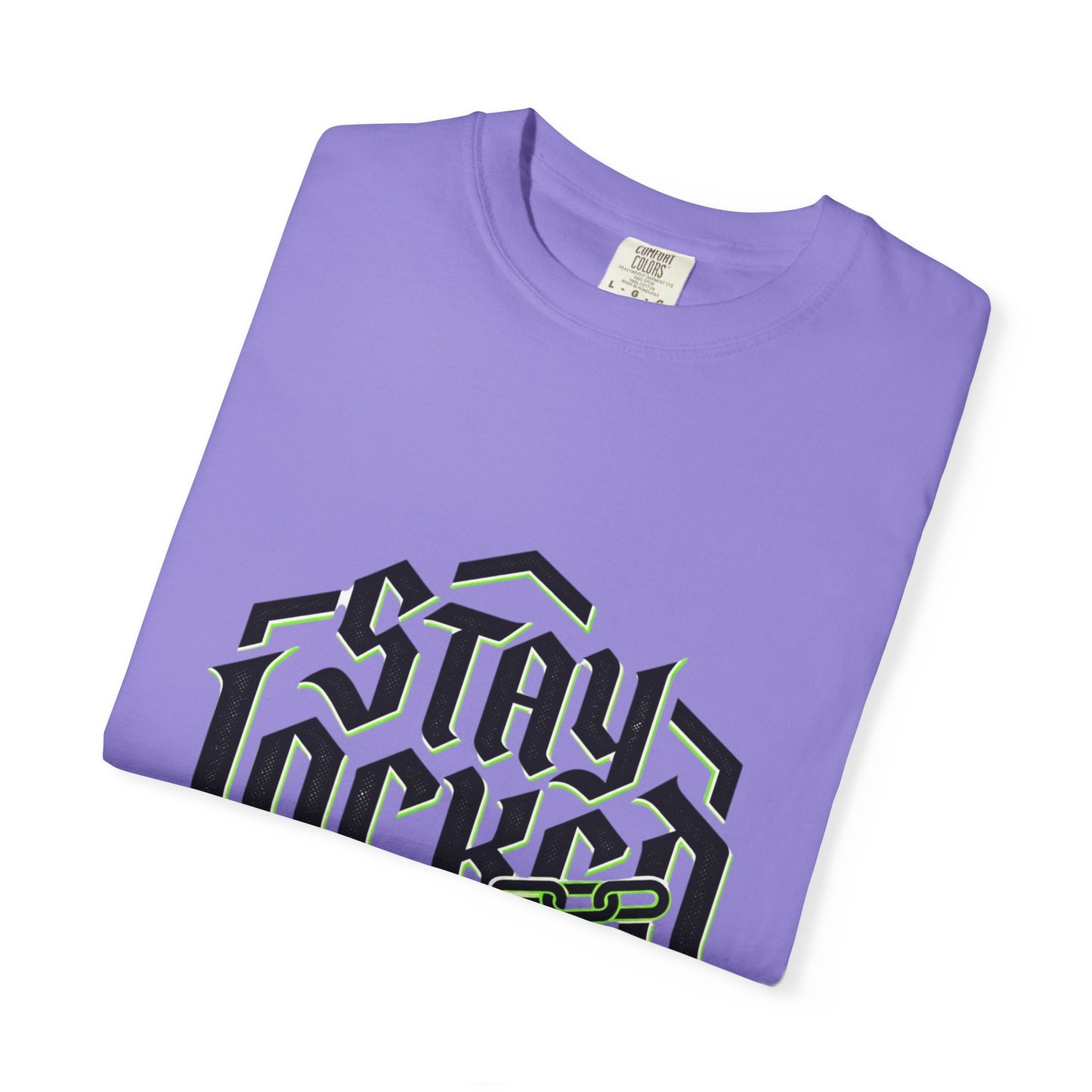 Stay Locked T-Shirt — Hexagonal Streetwear Graphic Tee