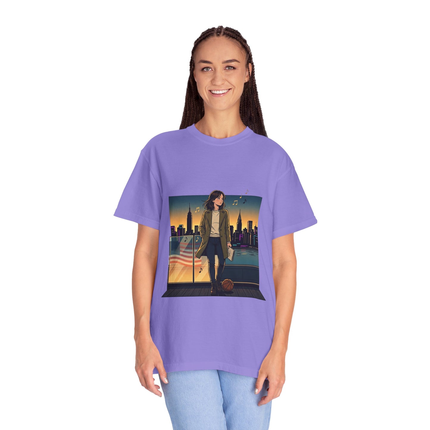 GLOBAL ENERGY: HER CITY, HER STORY— City Sunset Graphic T-Shirt