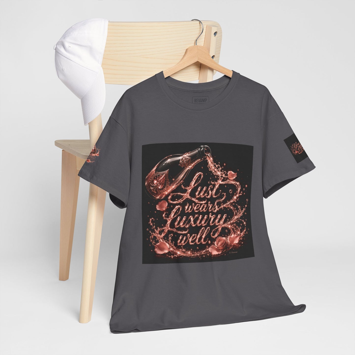 Lust Treats Luxury Well T-Shirt – Vintage Script Graphic Tee