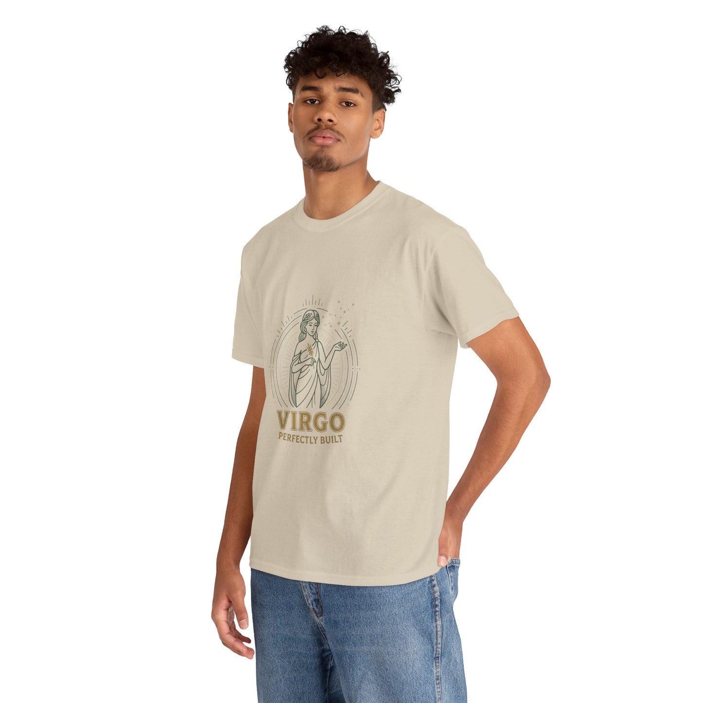 Virgo 'Perfectly Built' Zodiac T-Shirt — Astrology Graphic Tee