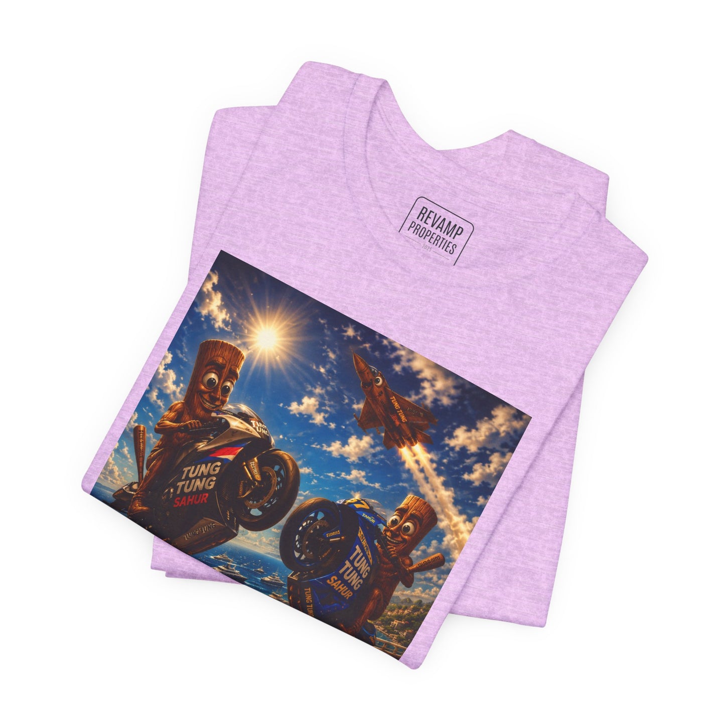 Motorcycle Stunt Tee — Sahara Riders Graphic T-Shirt