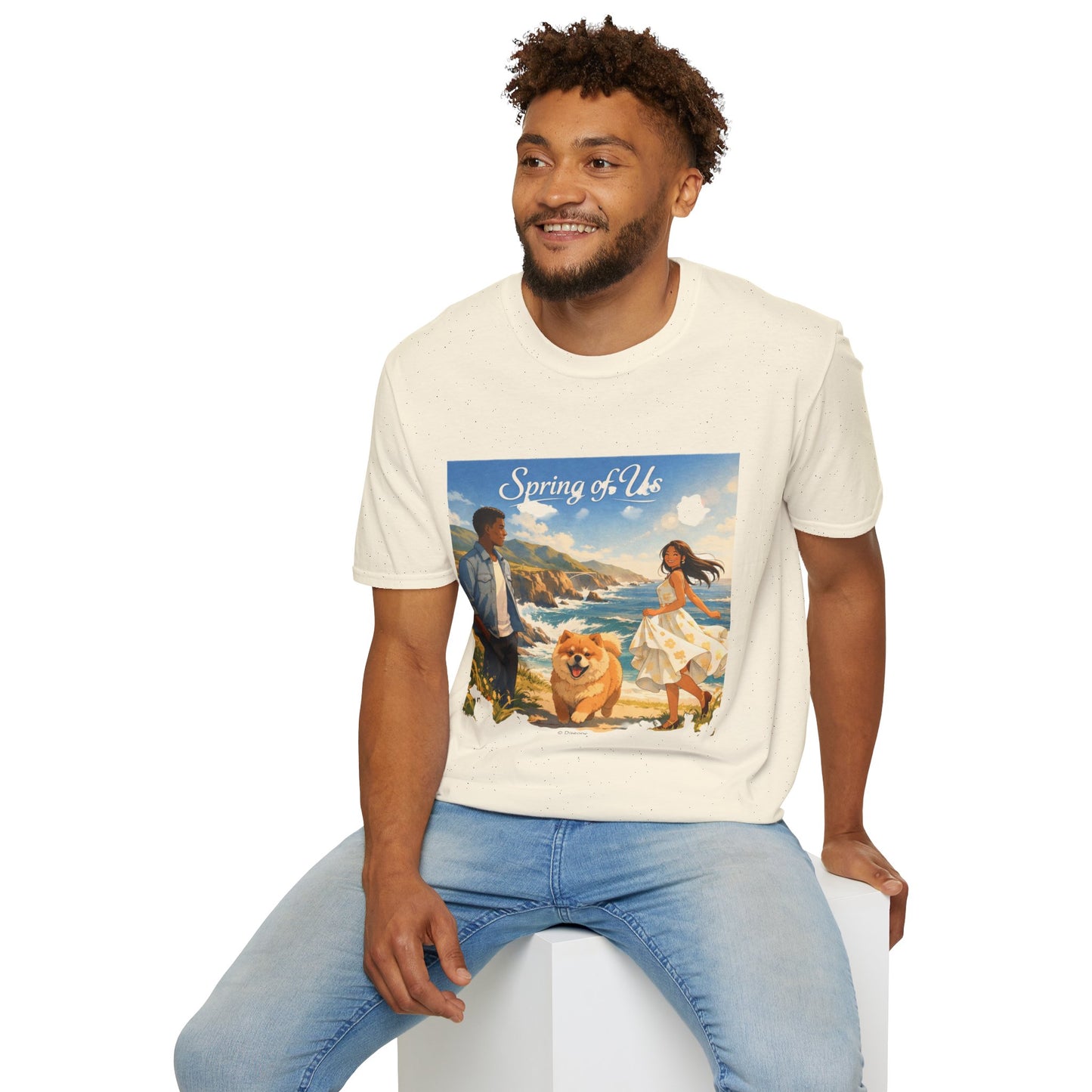 Spring of Us T-Shirt — Romantic Coastal Illustration Tee