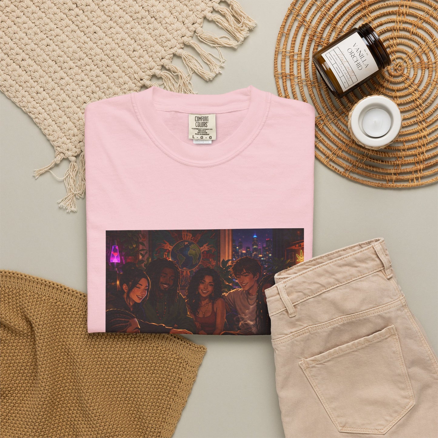 OUR MEMORIES - Vintage Night Party Scene T-Shirt