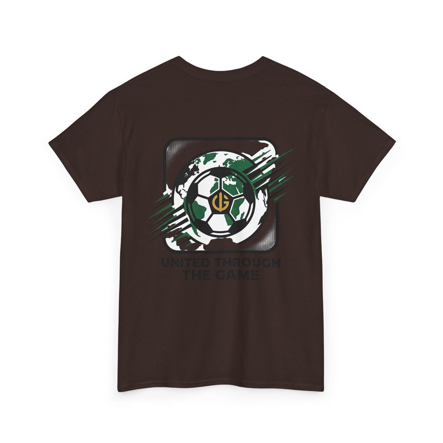 Soccer T-Shirt — "United Through the Game" Graphic Tee
