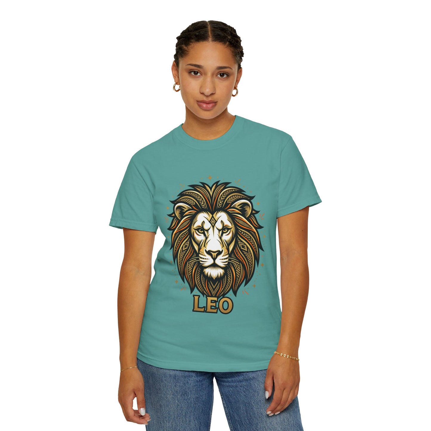 Leo Zodiac Lion T-Shirt — Bold Astrology Graphic Tee