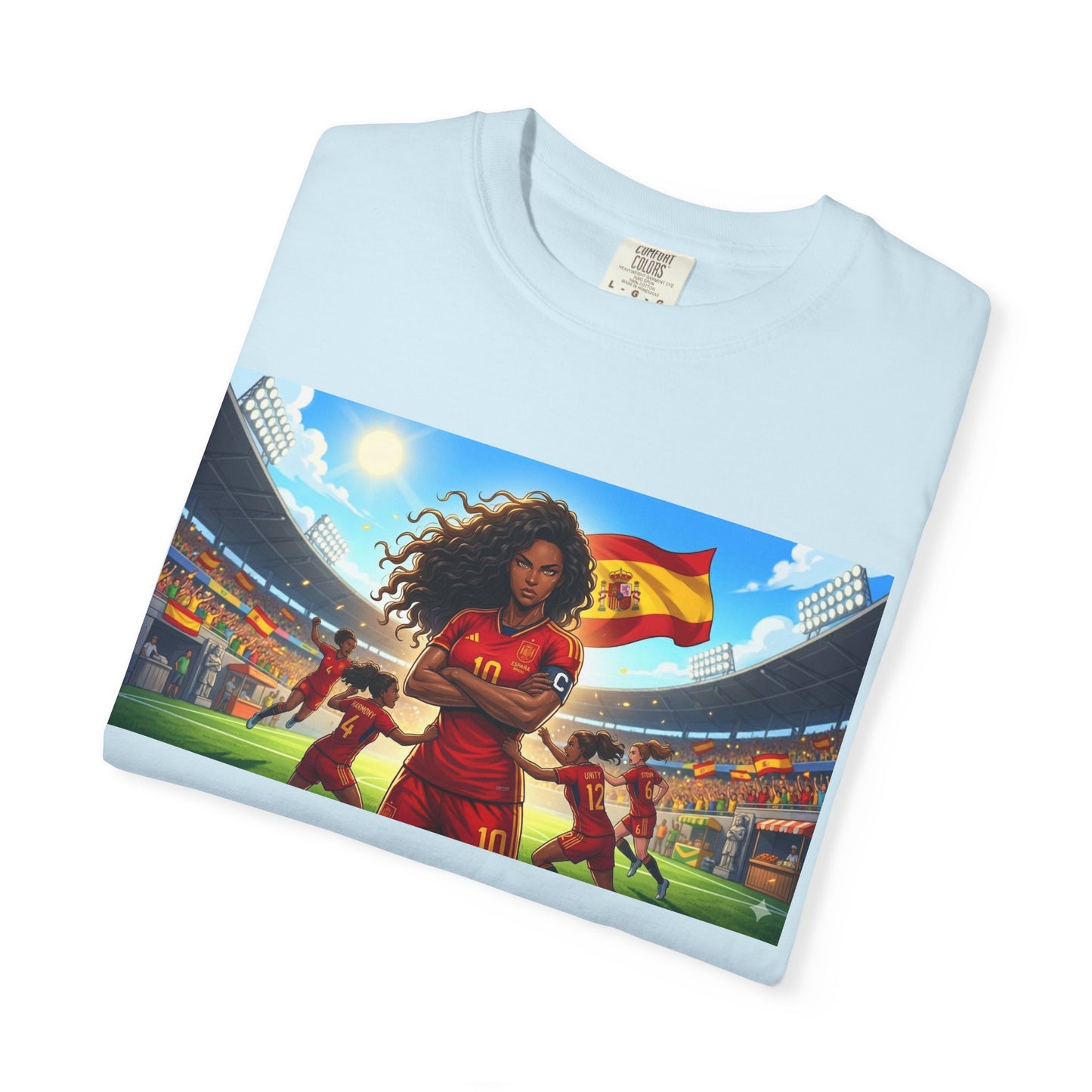 Spain – Female Soccer Champion - Stadium Graphic T-Shirt