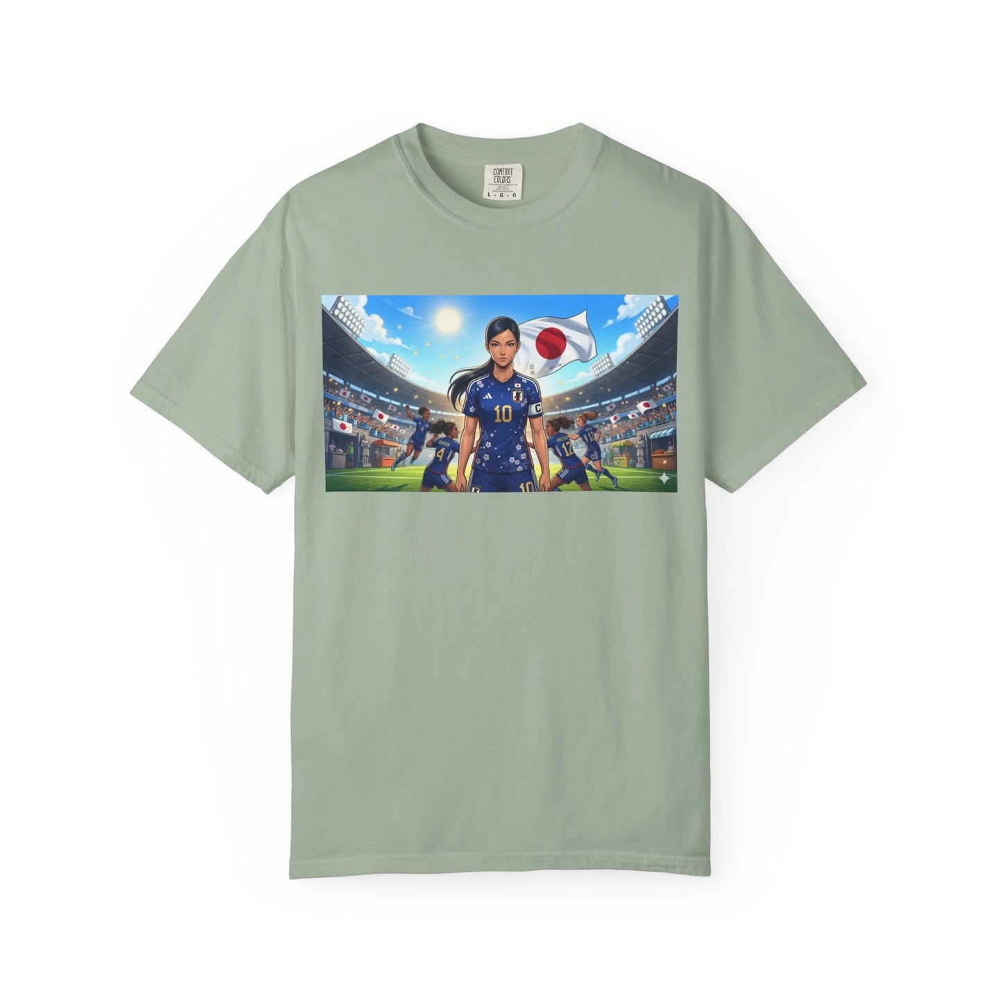 Soccer Player Japan T-Shirt — Japan Flag Soccer Fan Tee