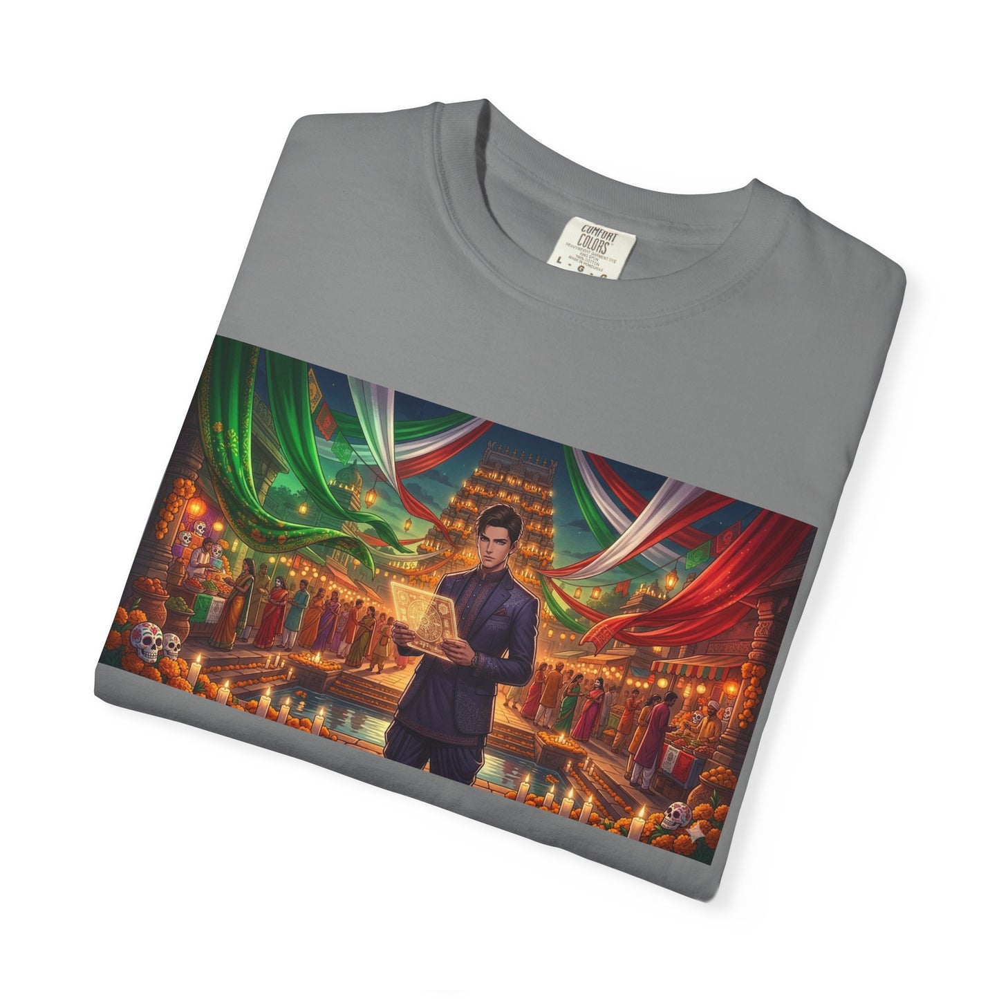 Mexican Festival Night T-Shirt — Cinematic Streets Graphic Tee
