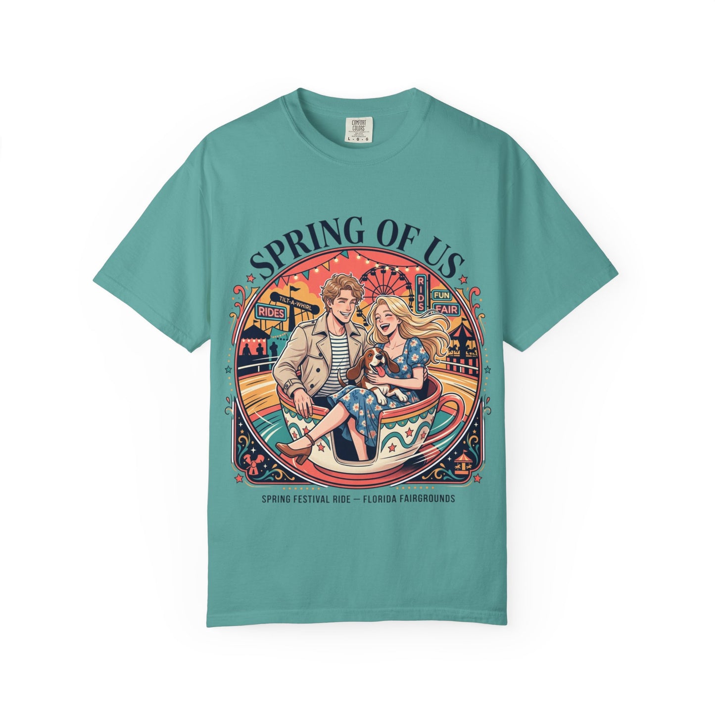Spring of Us T-Shirt — Retro Carnival Couple Tee (Spring Festival Concert)