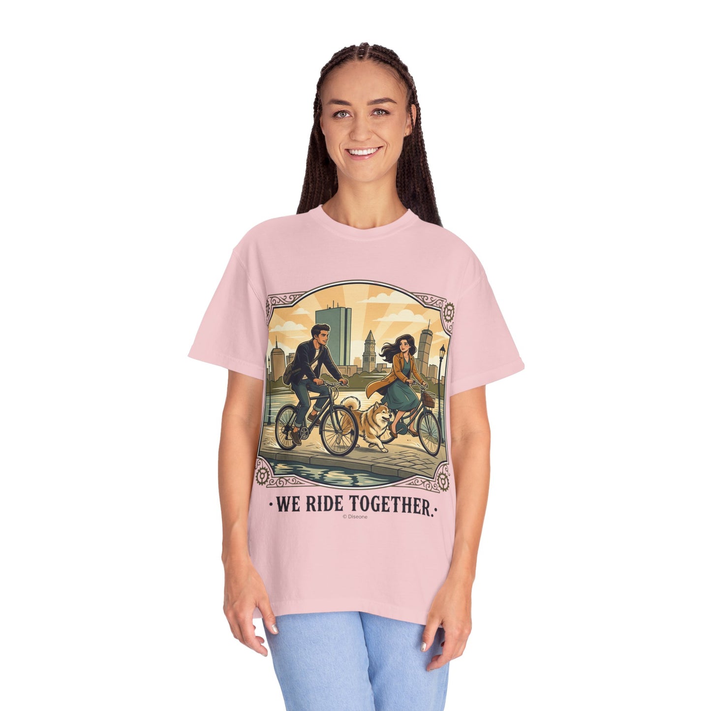 We Ride Together Bicycle Couple T-Shirt
