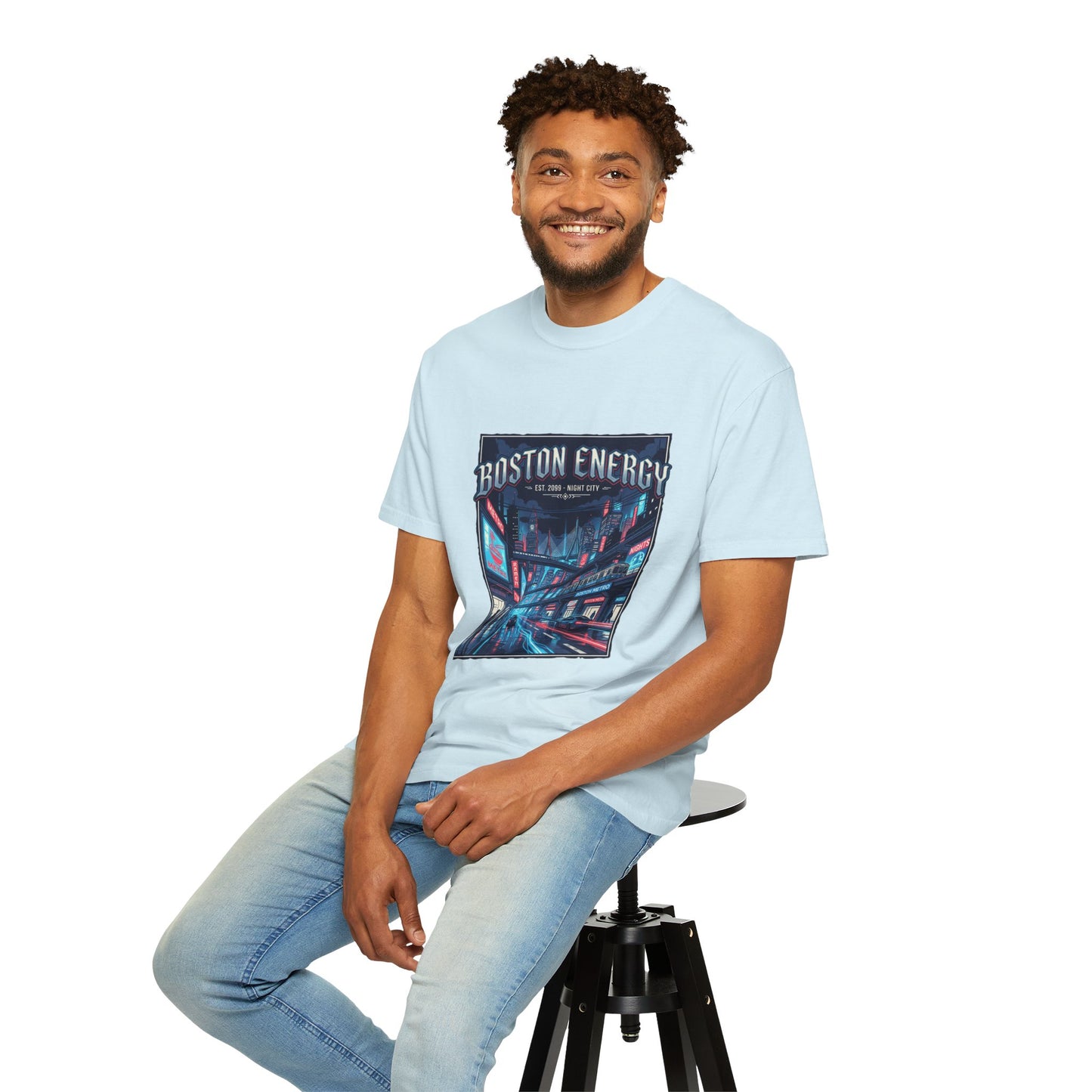 Boston Energy Graphic T-Shirt — Neon City Streetwear