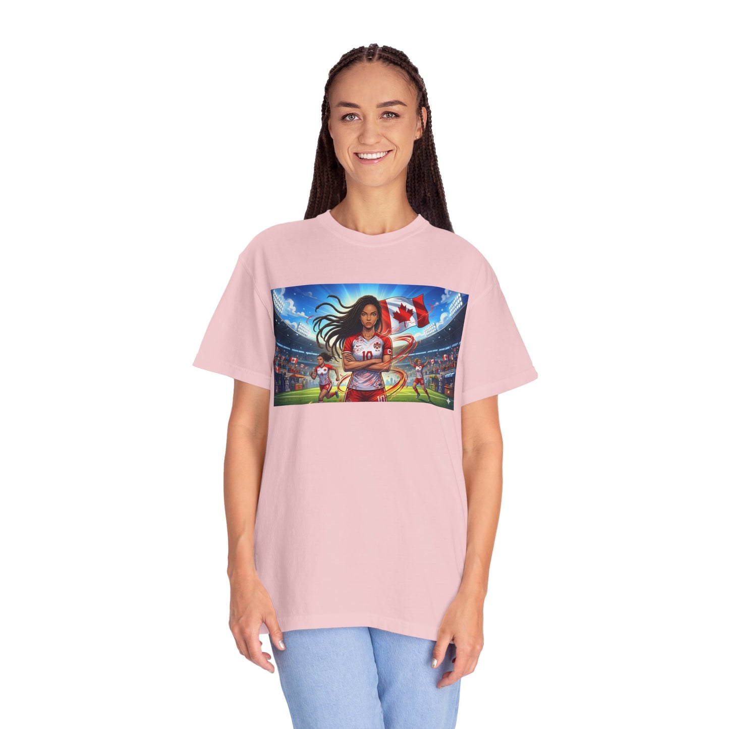 Soccer Star Canada T-Shirt — Women’s Team Jersey Graphic