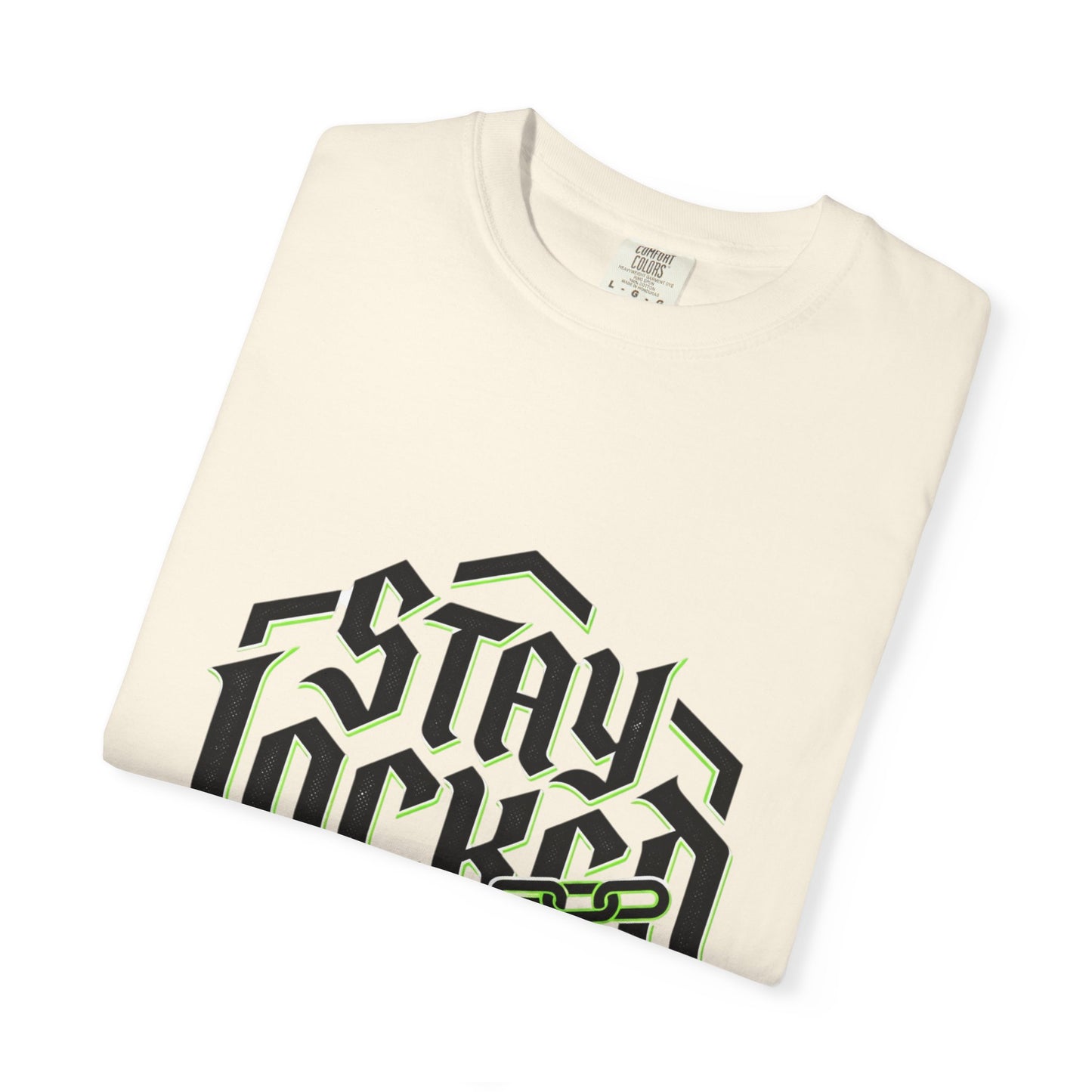 Stay Locked T-Shirt — Hexagonal Streetwear Graphic Tee