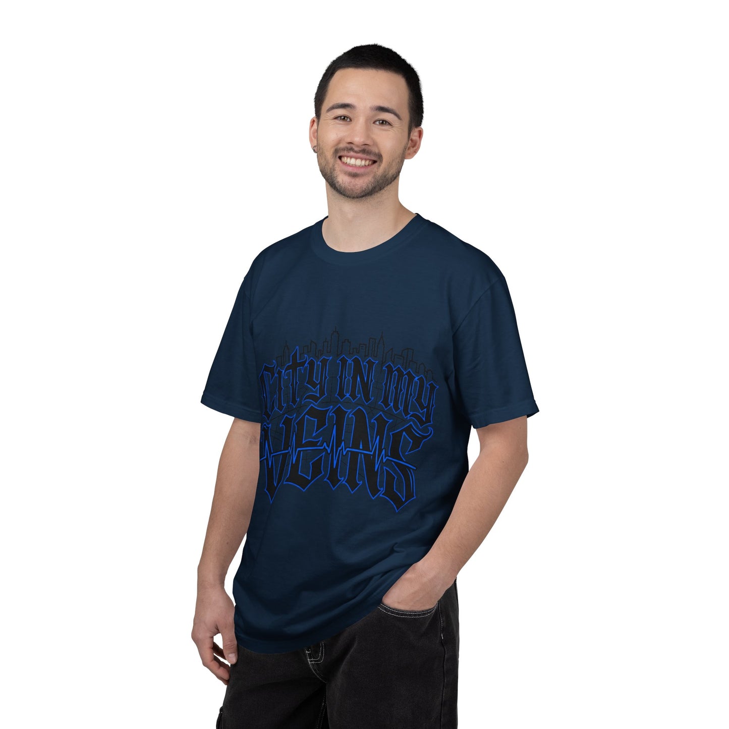 City in My Veins T-Shirt — Urban Skyline Graphic Tee