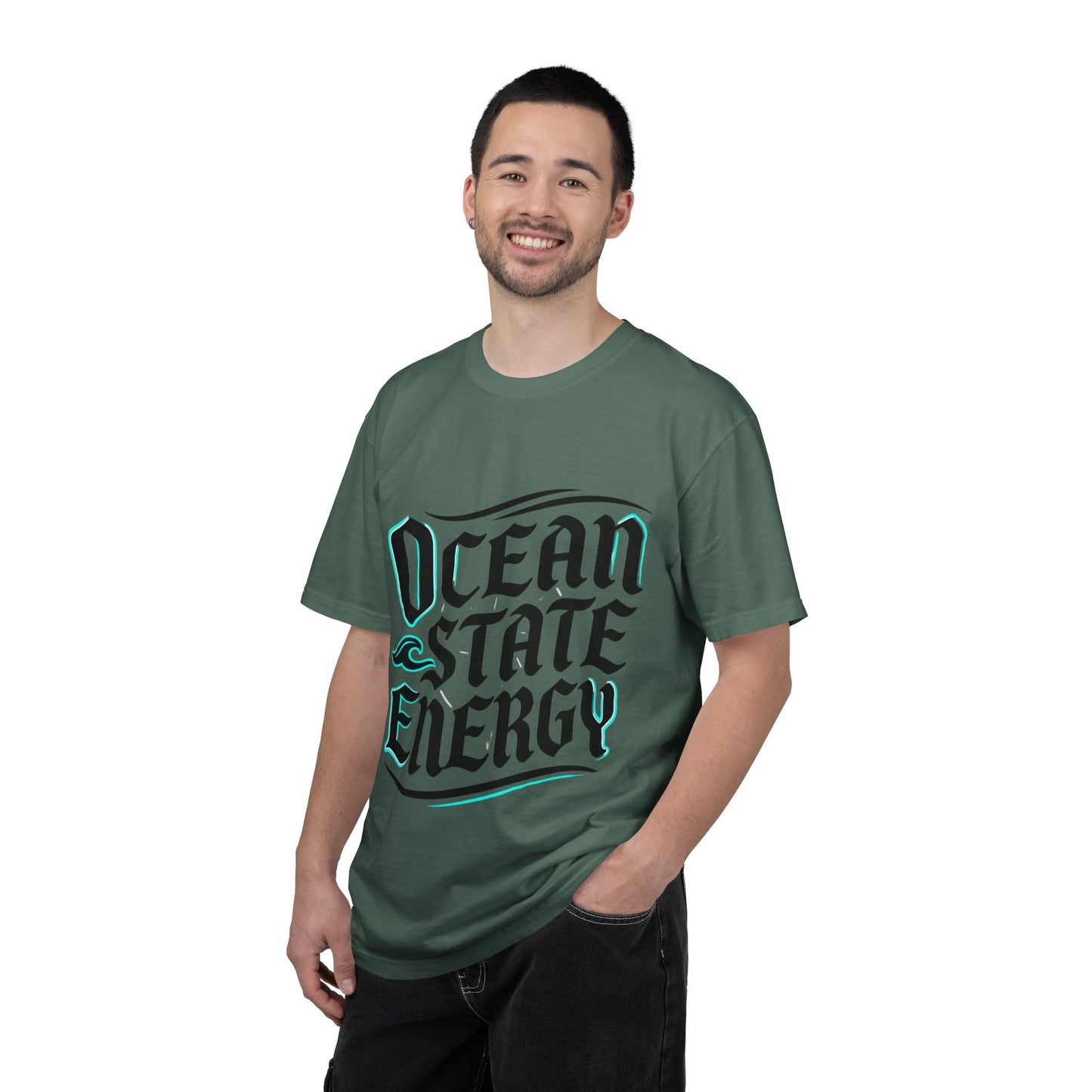 Ocean State Energy T-Shirt — Nautical Script Graphic Tee