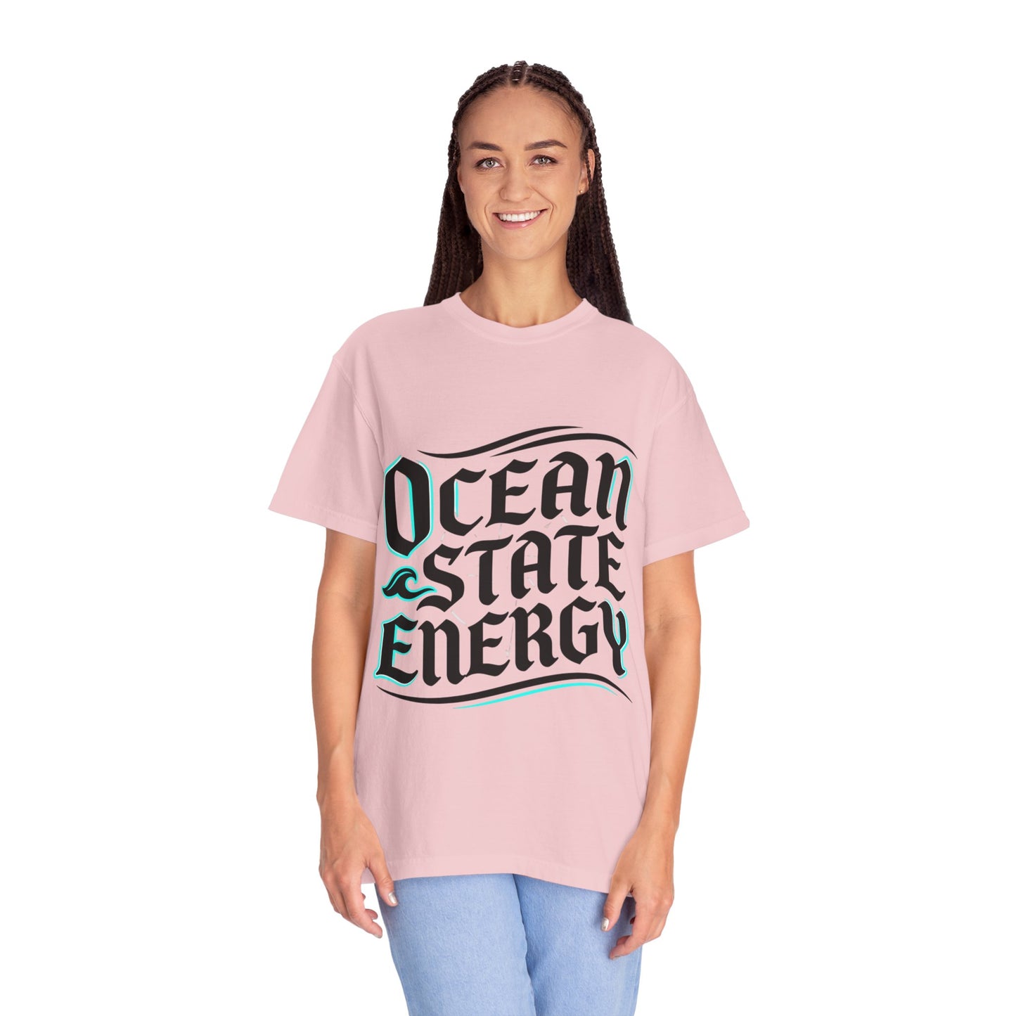 Ocean State Energy T-Shirt — Nautical Script Graphic Tee