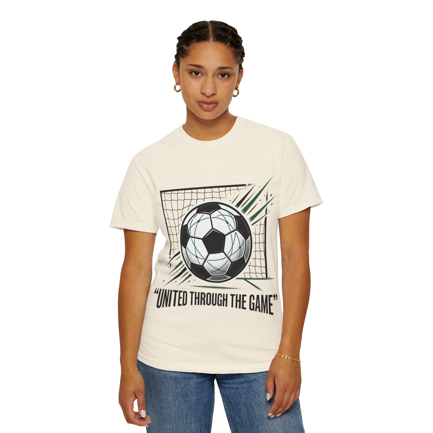 Soccer Graphic T-Shirt — "United Through The Game"