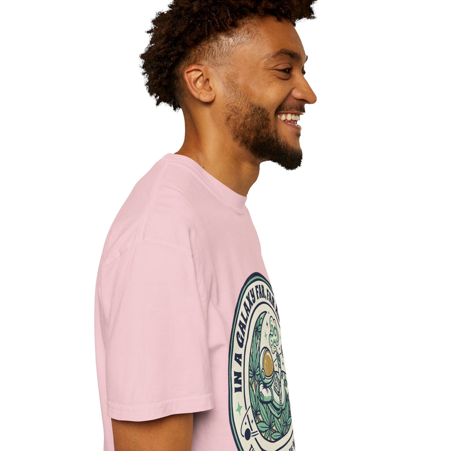 T-Shirt — "In a Galaxy Far, Far Away" Retro Space Nap Graphic Tee
