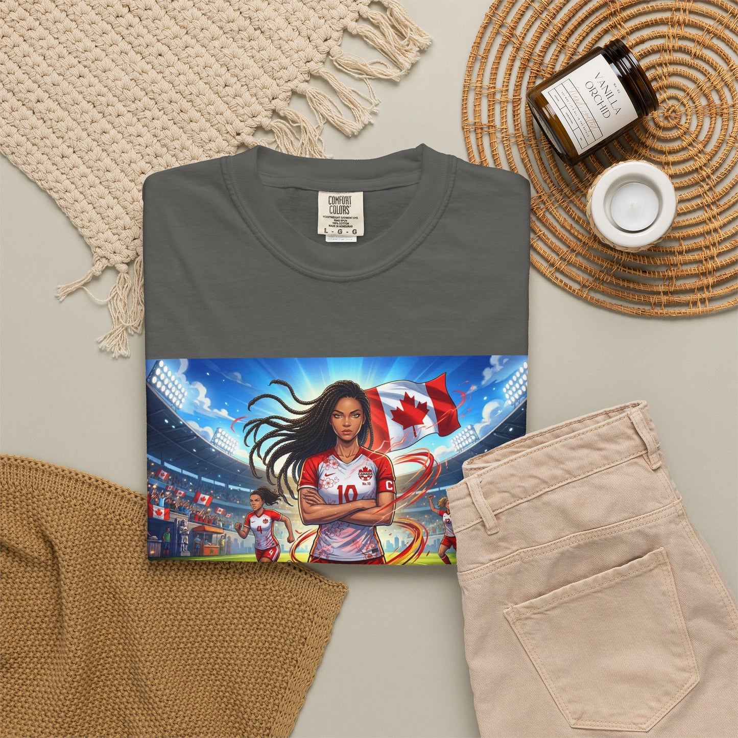 Soccer Star Canada T-Shirt — Women’s Team Jersey Graphic