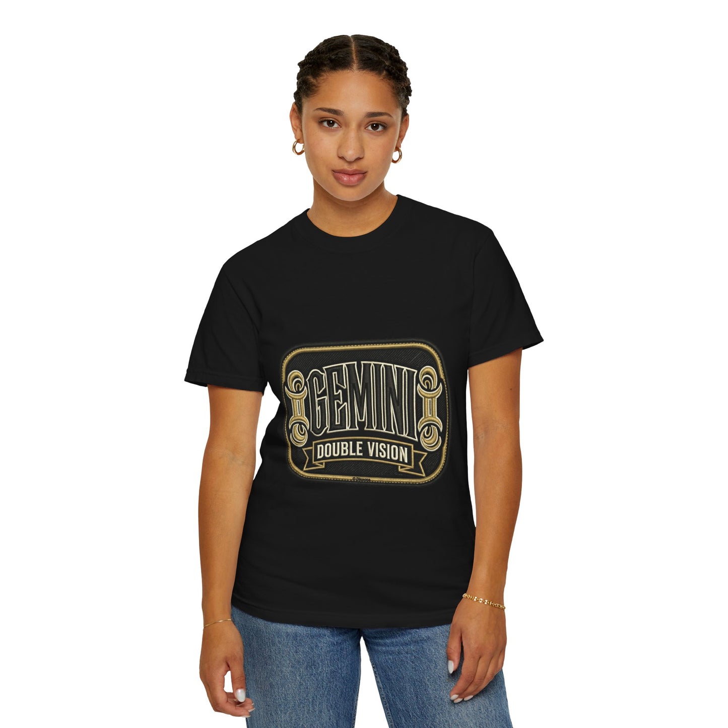 Gemini Double Vision T-Shirt — Zodiac Twin Graphic Tee