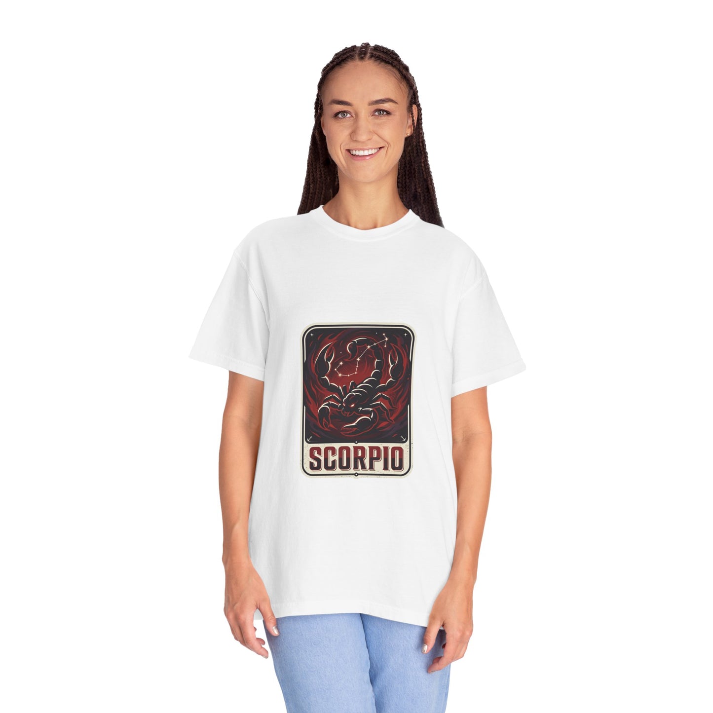 Scorpio Zodiac T-Shirt — Bold Red Scorpion Astrological Tee